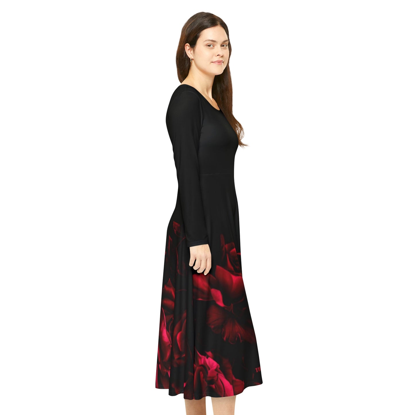 Women's Long Sleeve Dance Dress (AOP) - THE CATCH