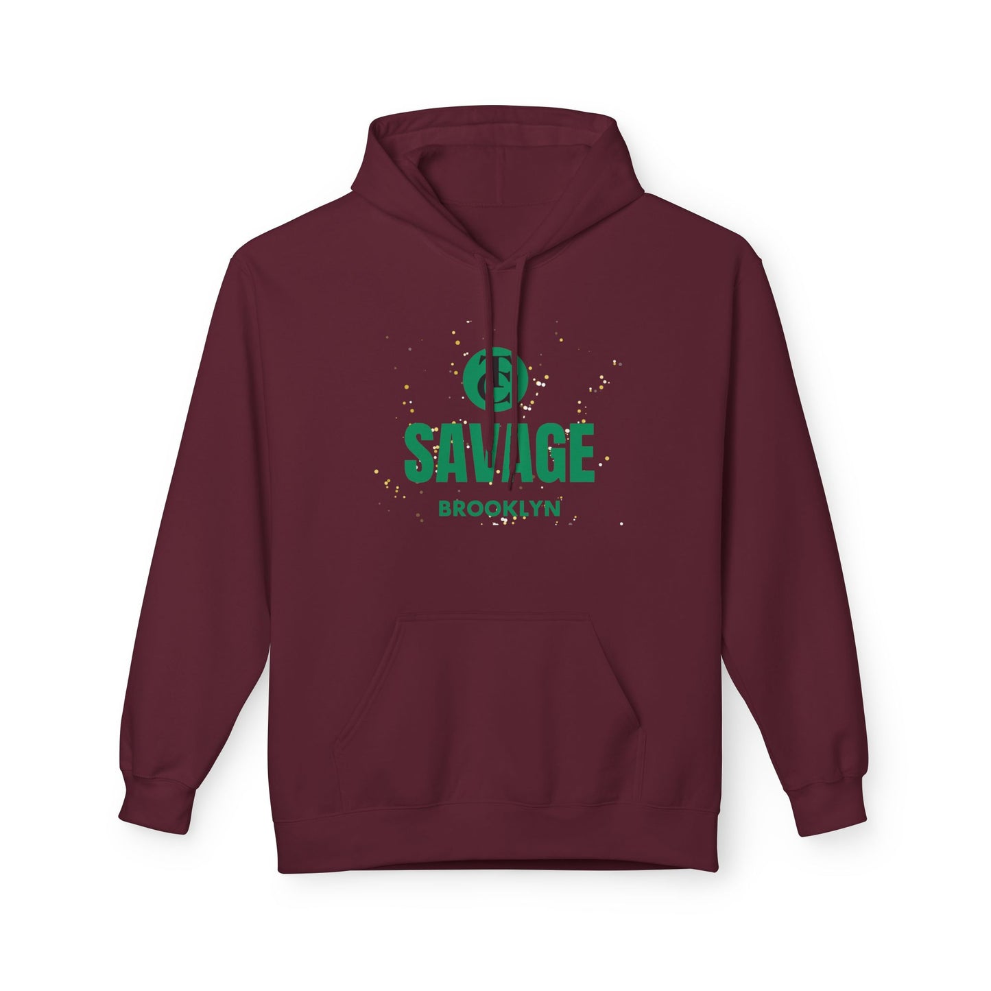 Savage Brooklyn Midweight Fleece Hoodie - Casual Streetwear Fashion - THE CATCH