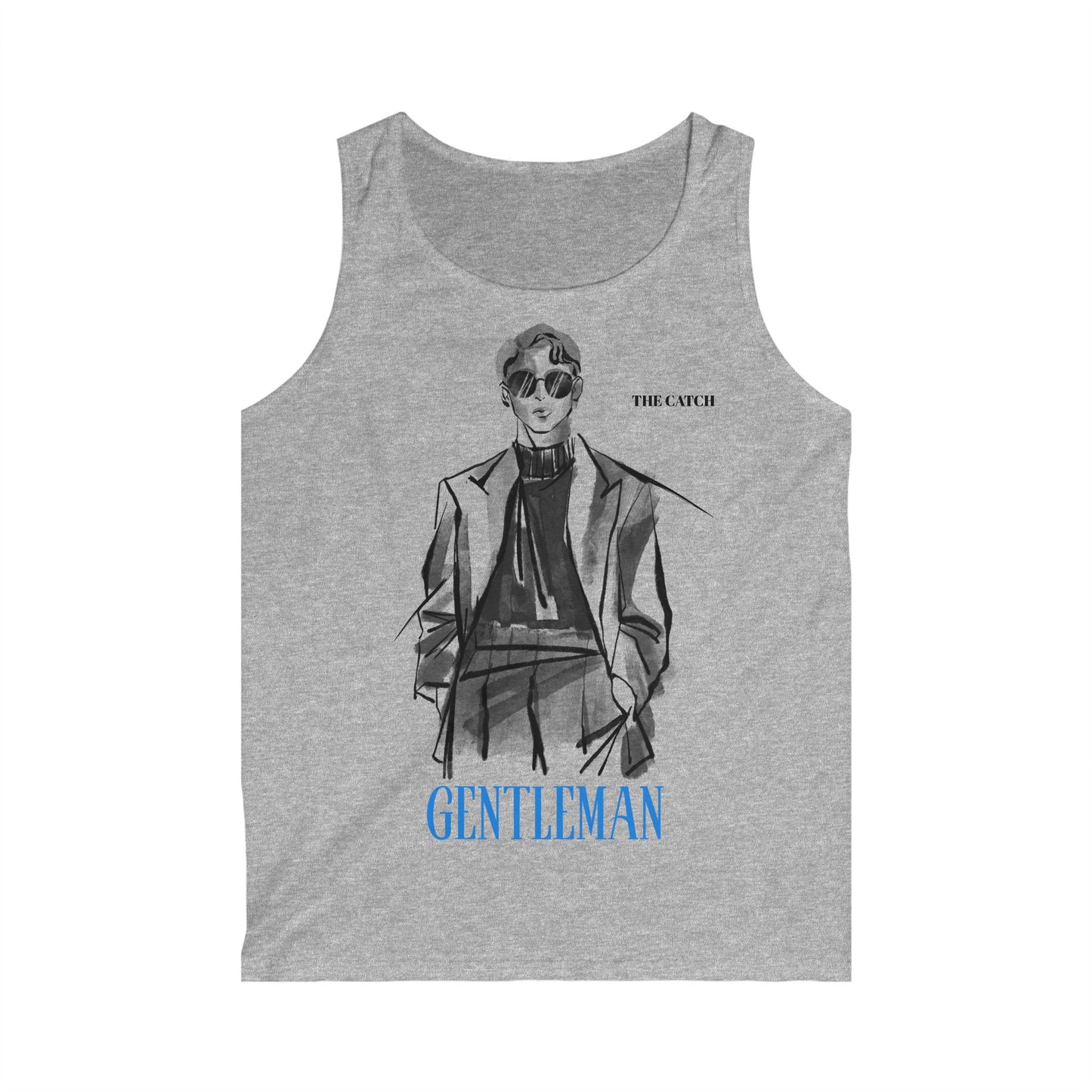 Stylish Men's Tank Top - 'Gentleman' Design for Casual Wear - THE CATCH