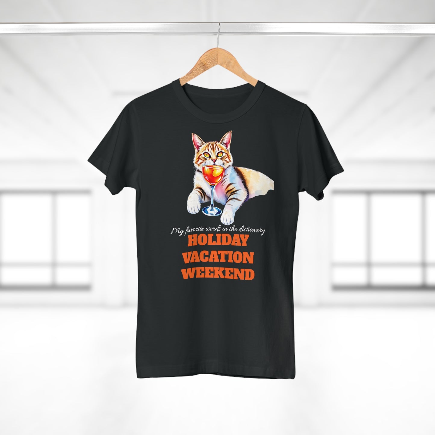 Cat Lover's Holiday Vacation T-Shirt