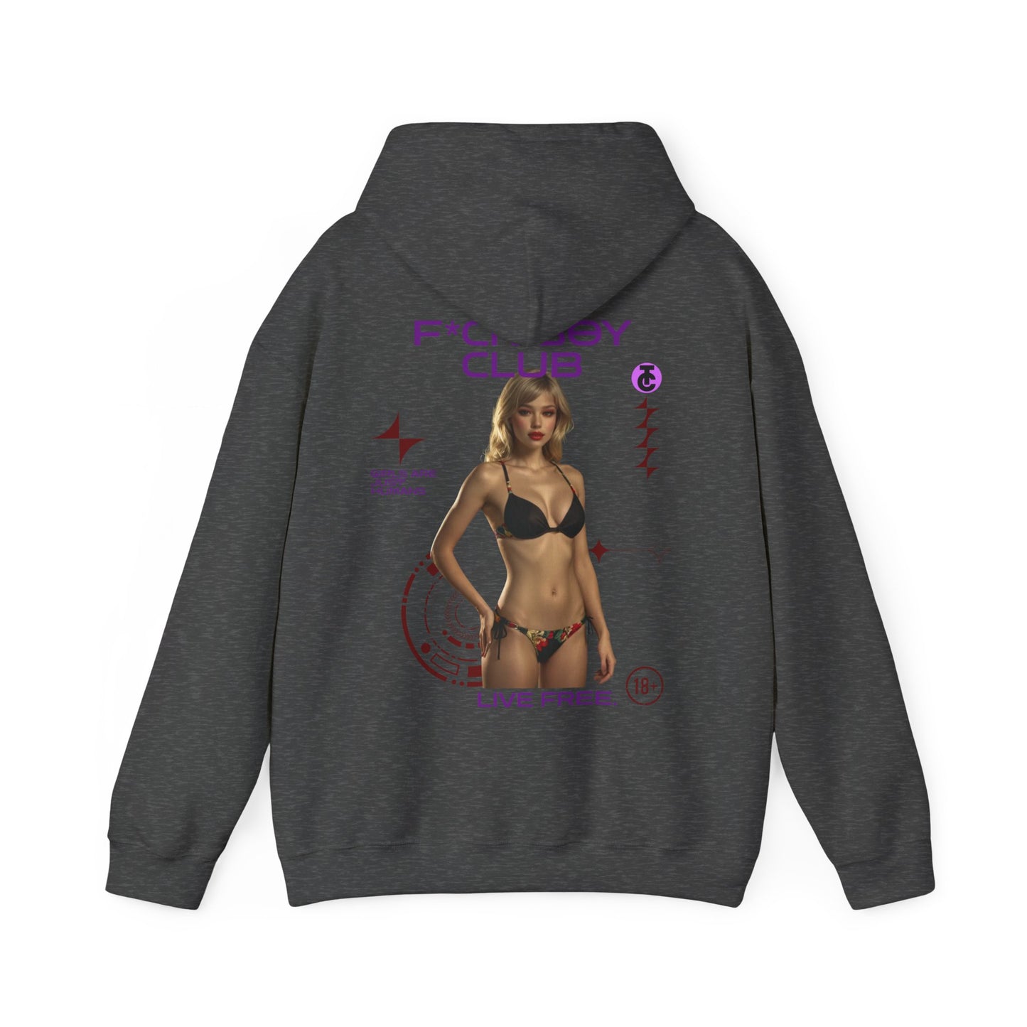 Chic Fantasy Club Hoodie | Trendy Sweatshirt for Parties, Casual Wear, Gifts, Fashion Lovers, Clubbing