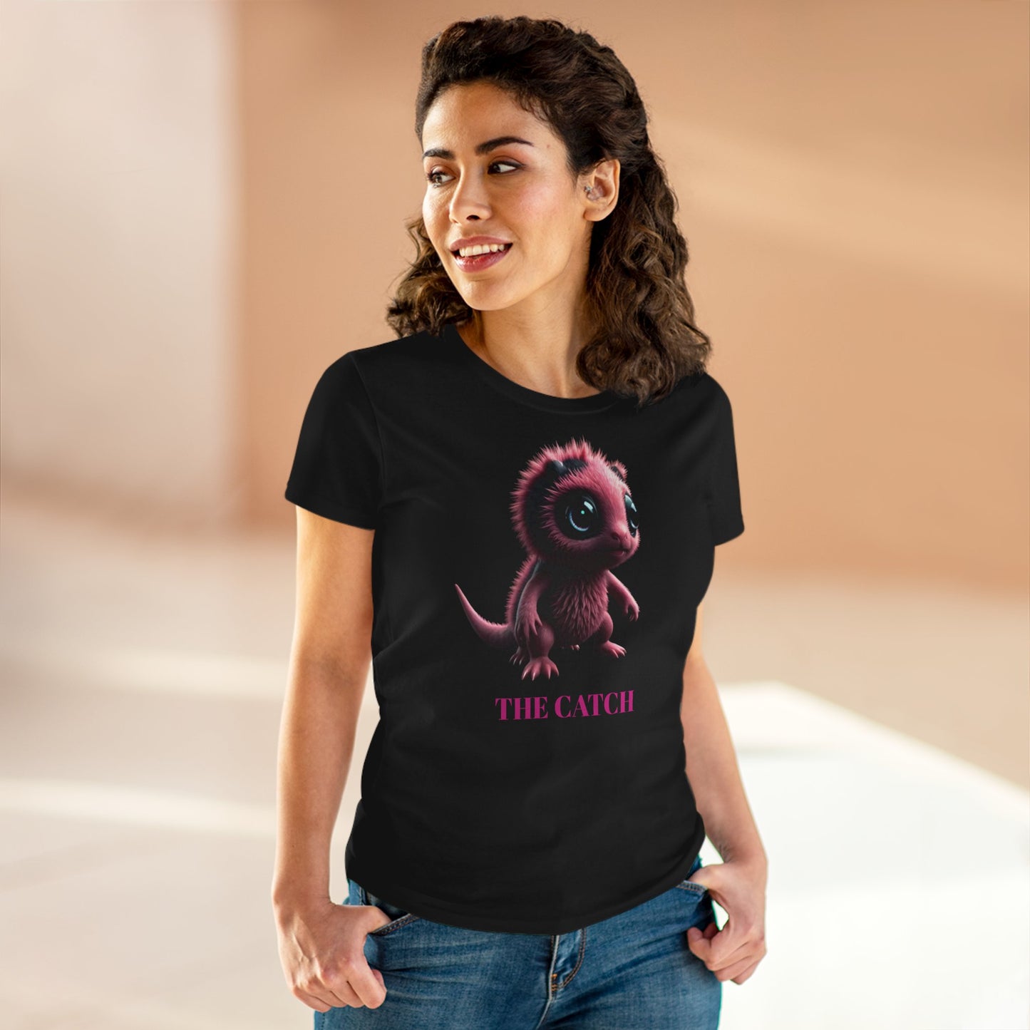 Women's Midweight Cotton Tee - THE CATCH