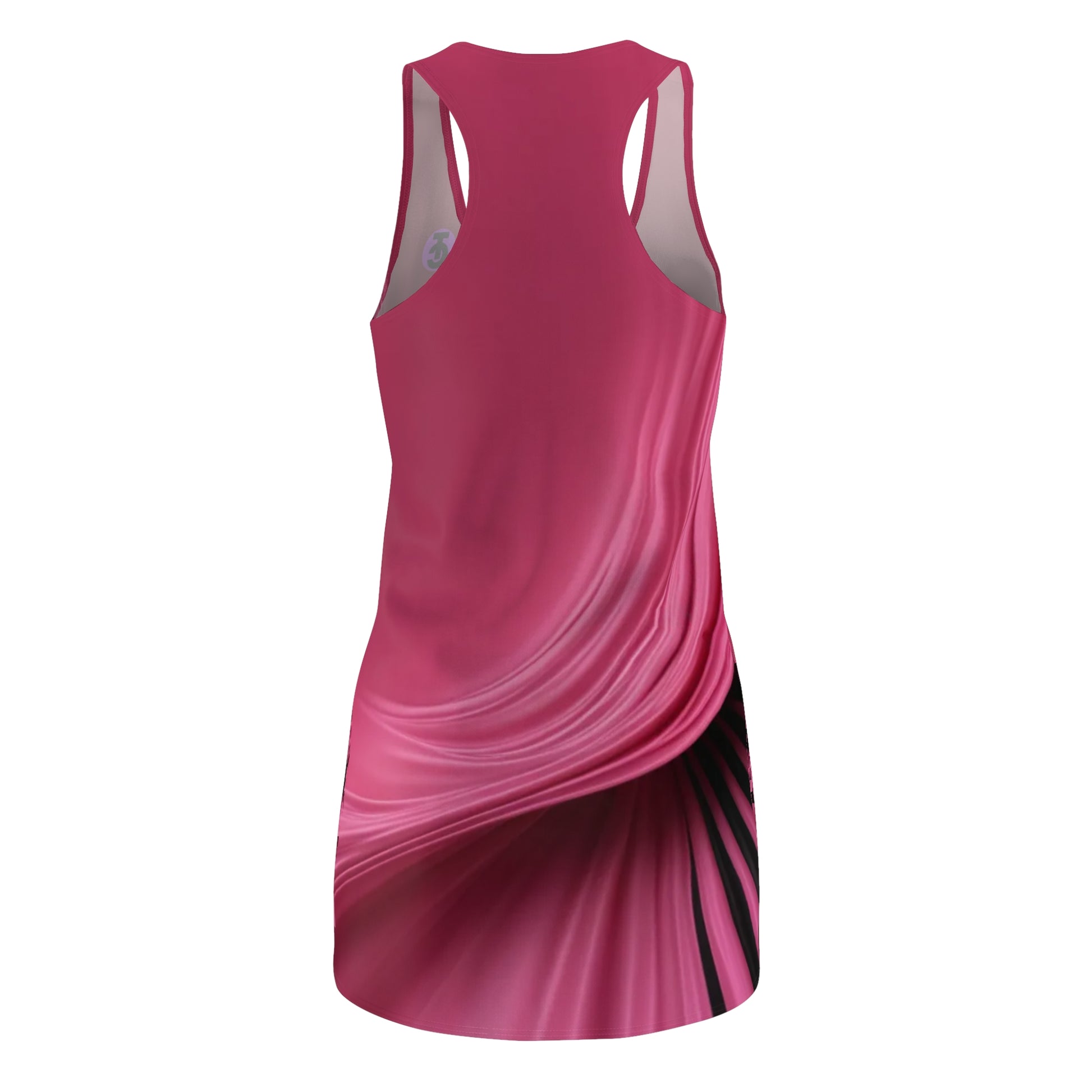 Flowy Pink Racerback Dress - Perfect for Summer, Beach Days, Casual Outings, or Gift for Her, Fashionable and Comfortable - THE CATCH