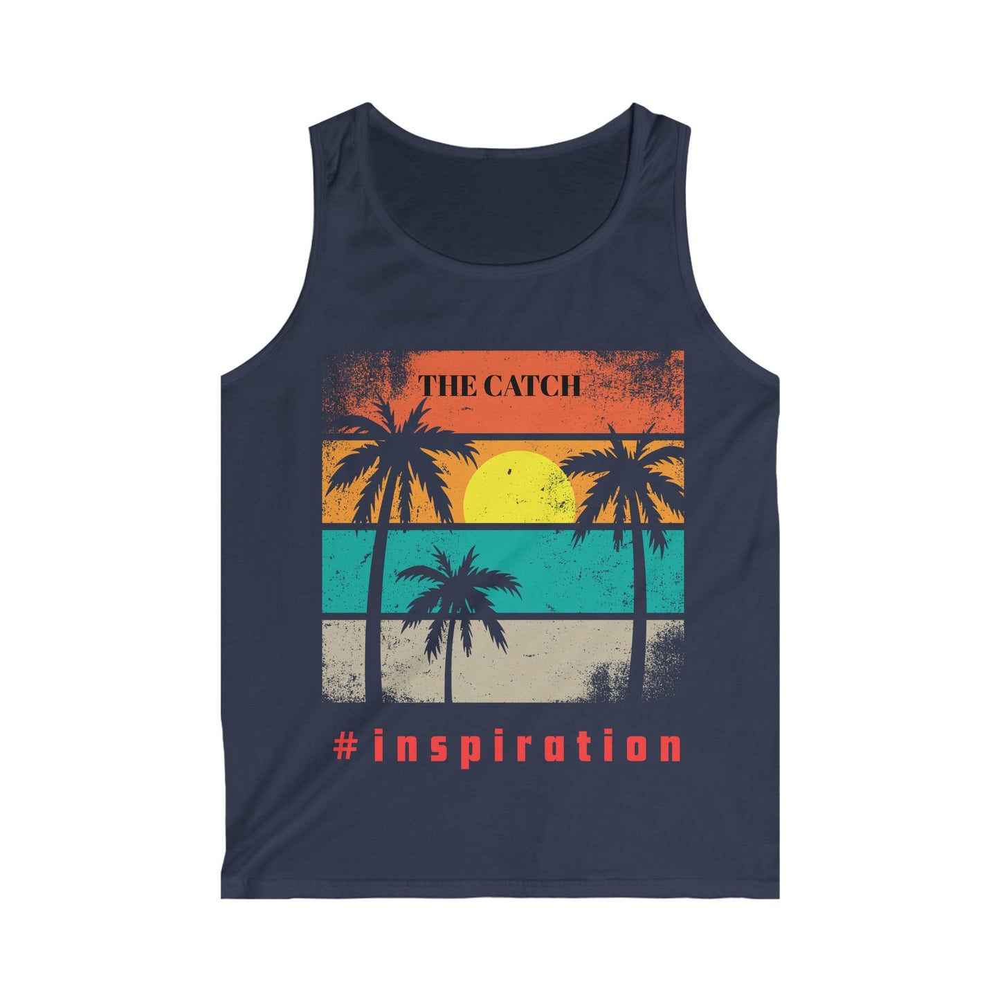Inspiration Palm Tree Men's Tank Top – Summer Vibes Casual Wear