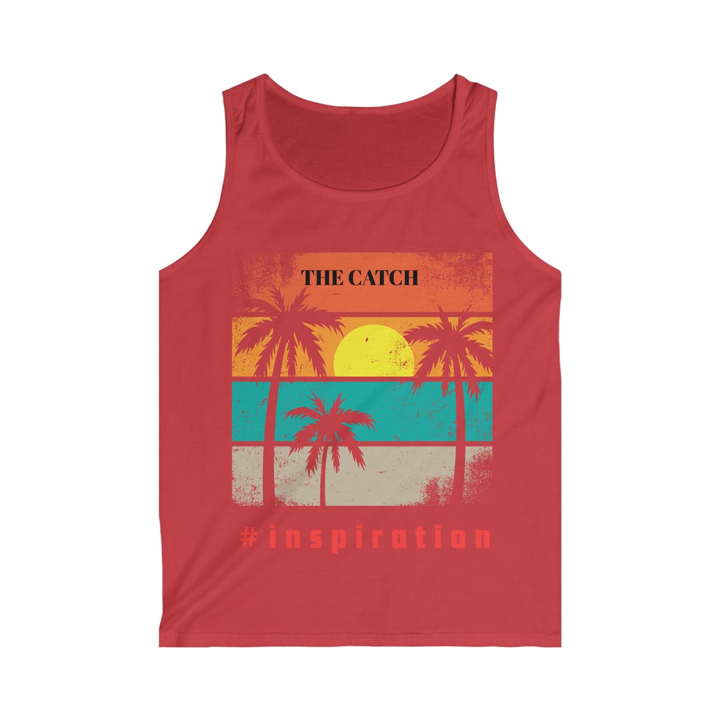 Inspiration Palm Tree Men's Tank Top – Summer Vibes Casual Wear