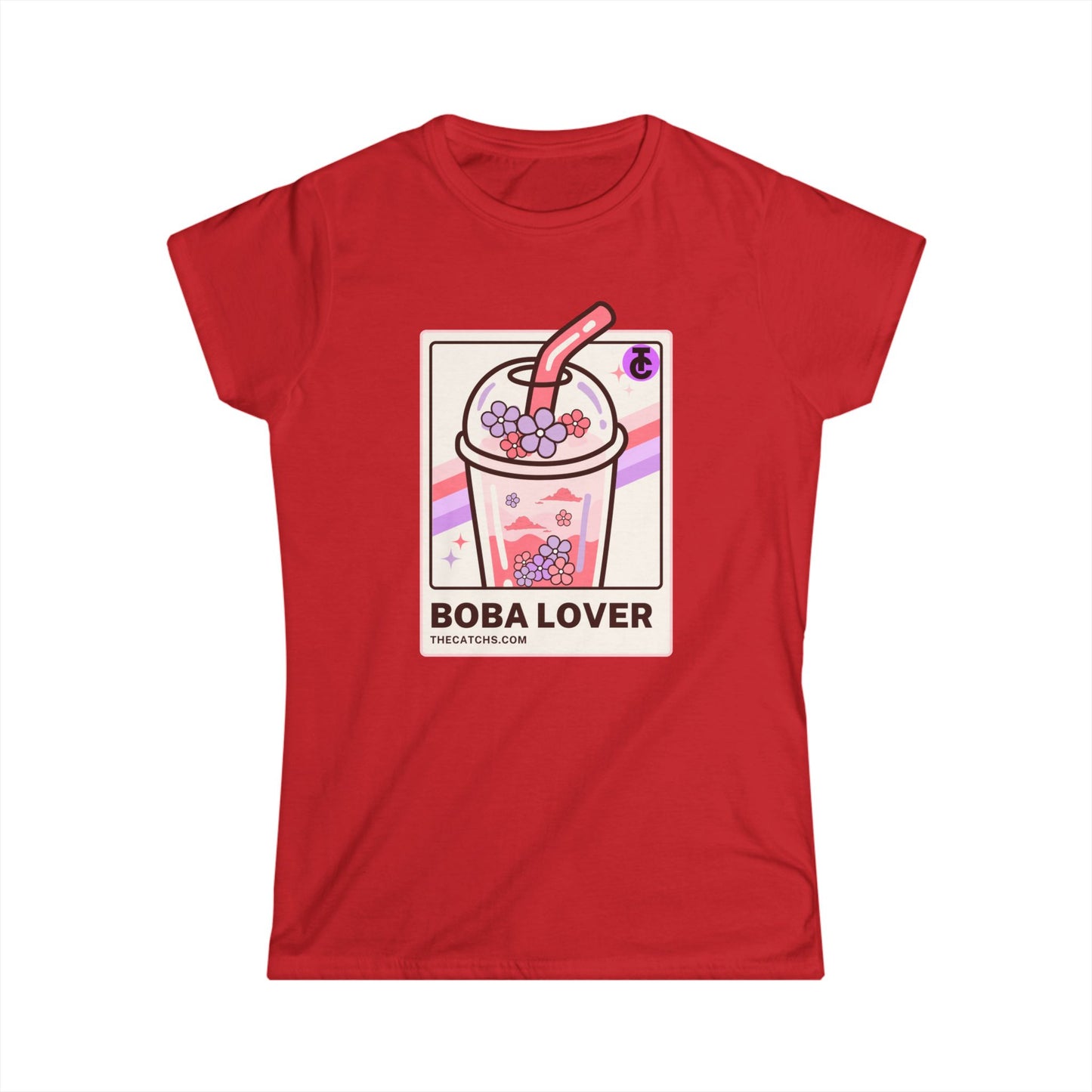 Boba Lover Women's T-Shirt | Cute Tea Tee, Gift for Tea Lovers, Summer Casual Top, Fun Fashion - THE CATCH