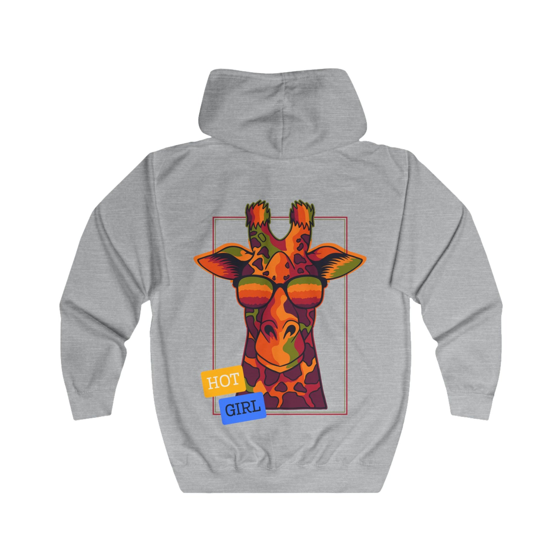 Women's Full Zip Hoodie - 'The Catch' Giraffe Design - THE CATCH