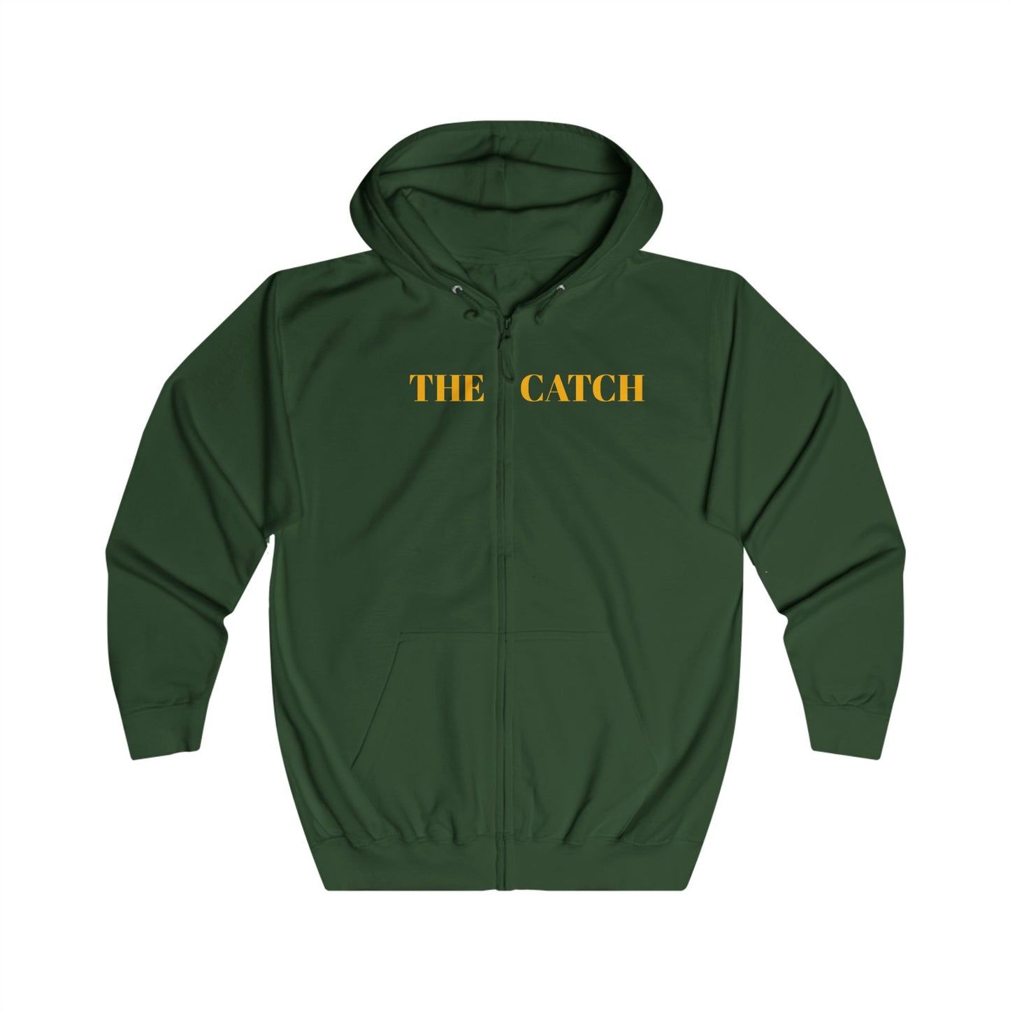 Retro 'THE CATCH' Full Zip Hoodie for Trendy Girls - THE CATCH
