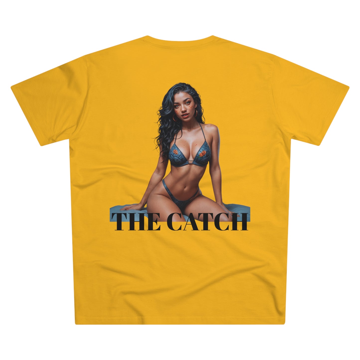 Men's Modern-Fit Tee - Stylish Casual Tee with "THE CATCH" Design