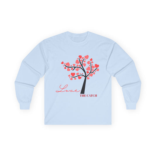 Love Tree Long Sleeve Tee - Ultra Cotton Shirt for Valentine's Day