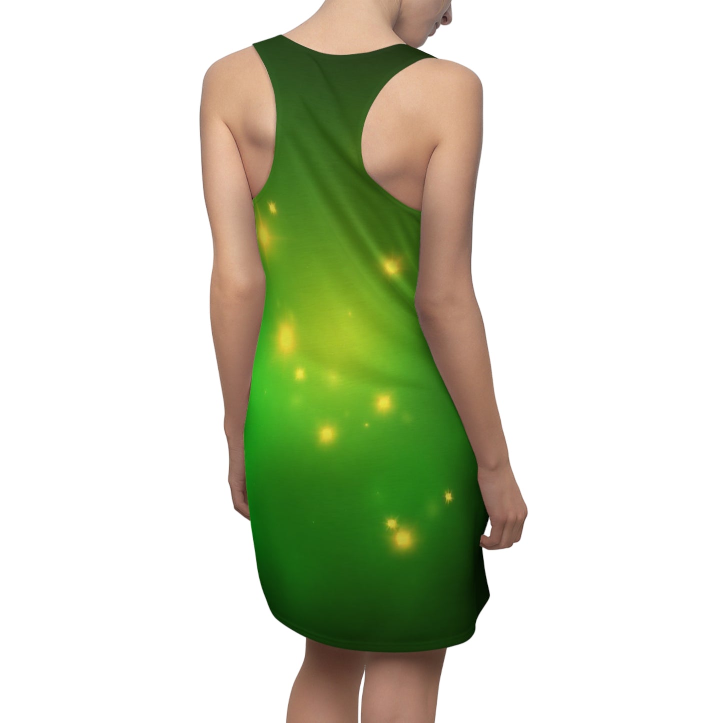 Vibrant Racerback Dress, Summer Dress, Festival Outfit, Casual Chic, Outdoor Wear, Activewear Dress - THE CATCH