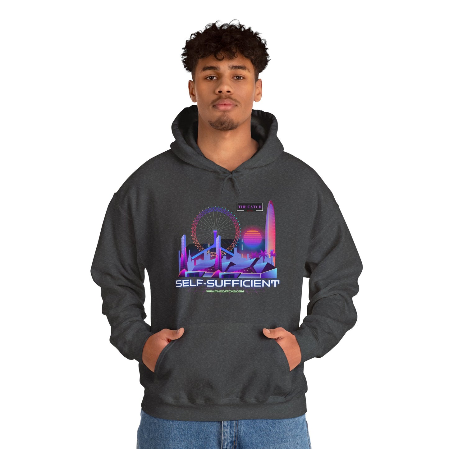 Retro Vibes Hooded Sweatshirt - Comfortable Streetwear, Perfect for Gifts, Relaxed Style, Fashion, Casual Wear