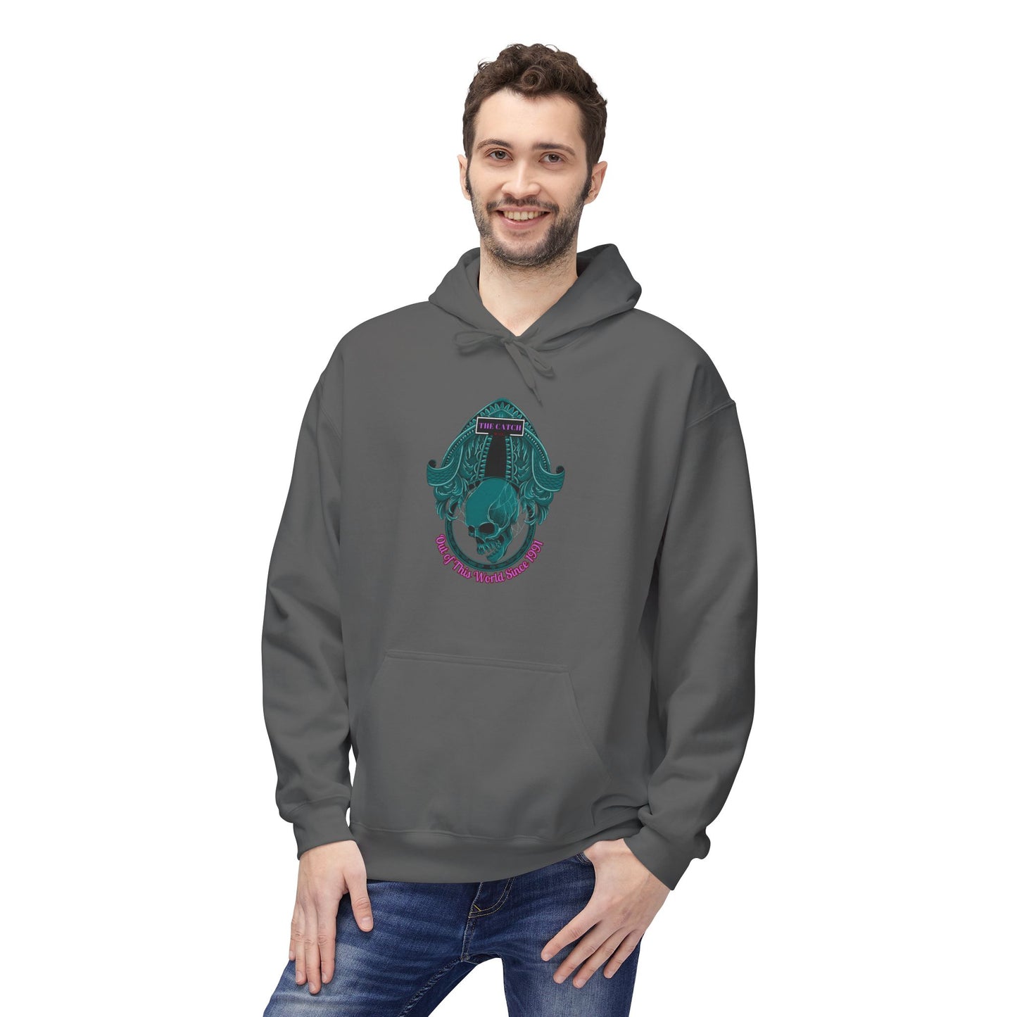 Midweight Fleece Hoodie - Unique Graphic Design for Cozy Comfort
