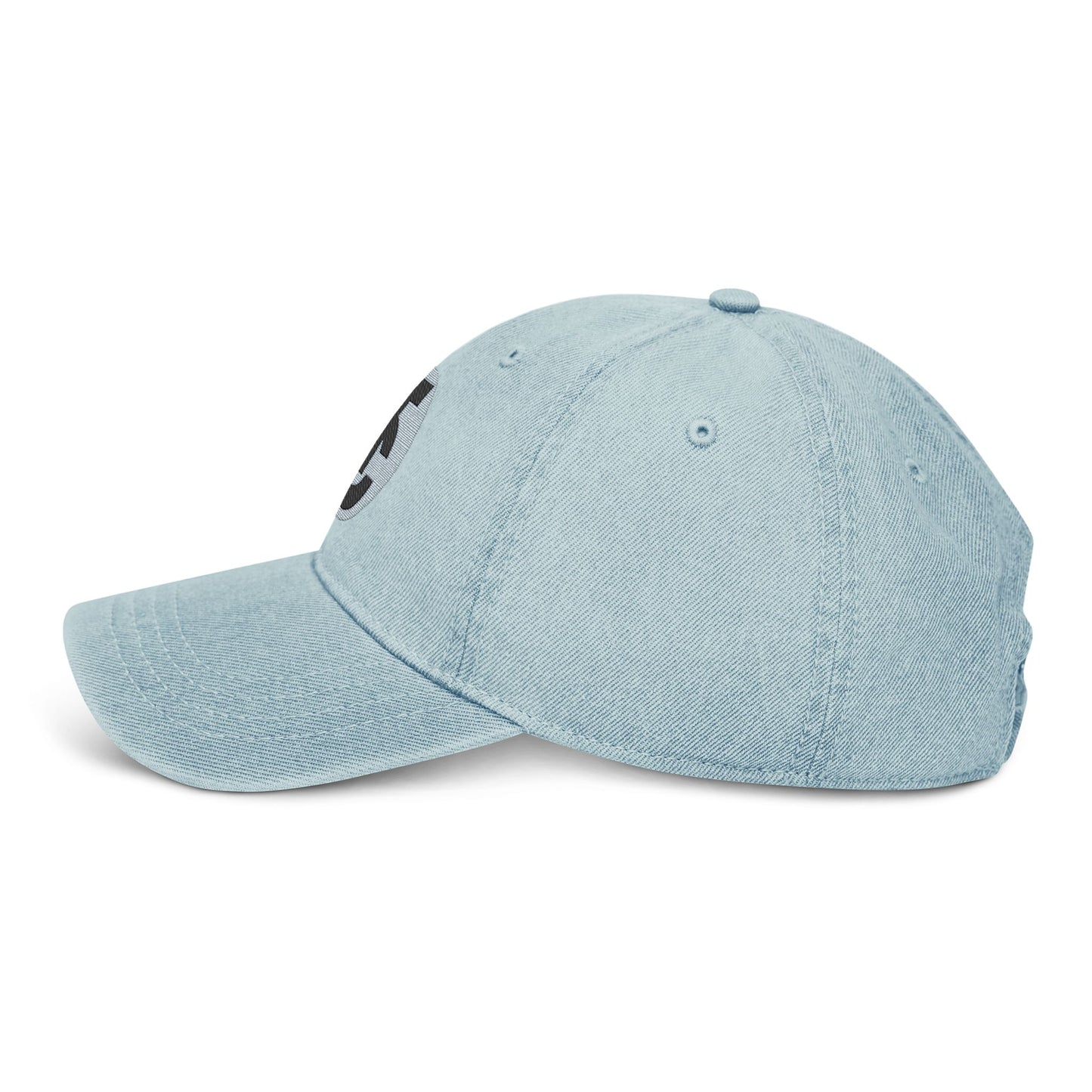 Stylish Embroidered Denim Hat, Casual Cap, Outdoor Accessory, Perfect Gift for Him or Her, Trendy Fashion Item, Year-Round Wear - THE CATCH