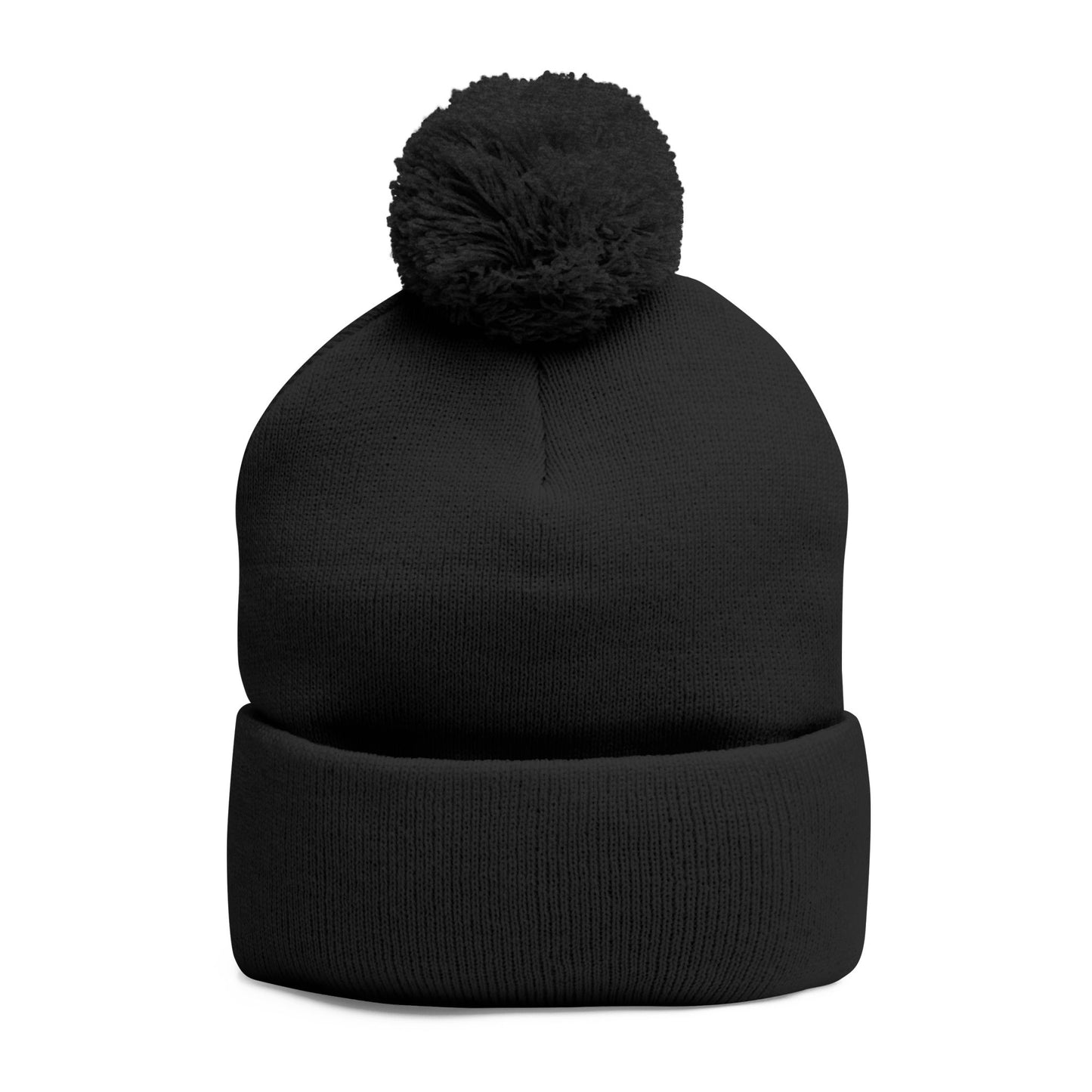 Cozy Embroidered Pom-Pom Knit Cap, - THE CATCH