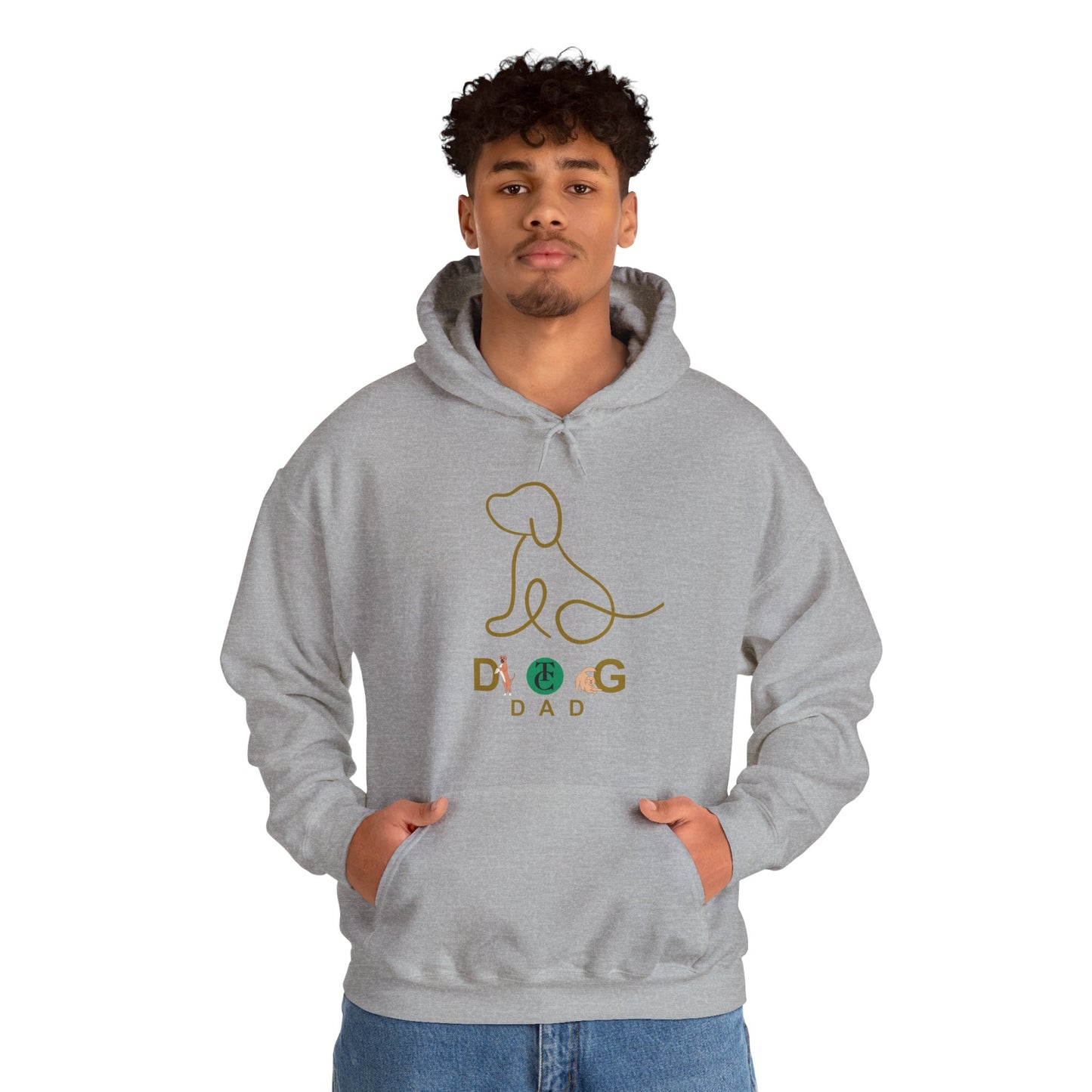 Dog Dad  Hoodie - Cozy Gift for Pet Lovers, Casual Wear, Dog Enthusiast Apparel, Father's Day, Birthday Gift