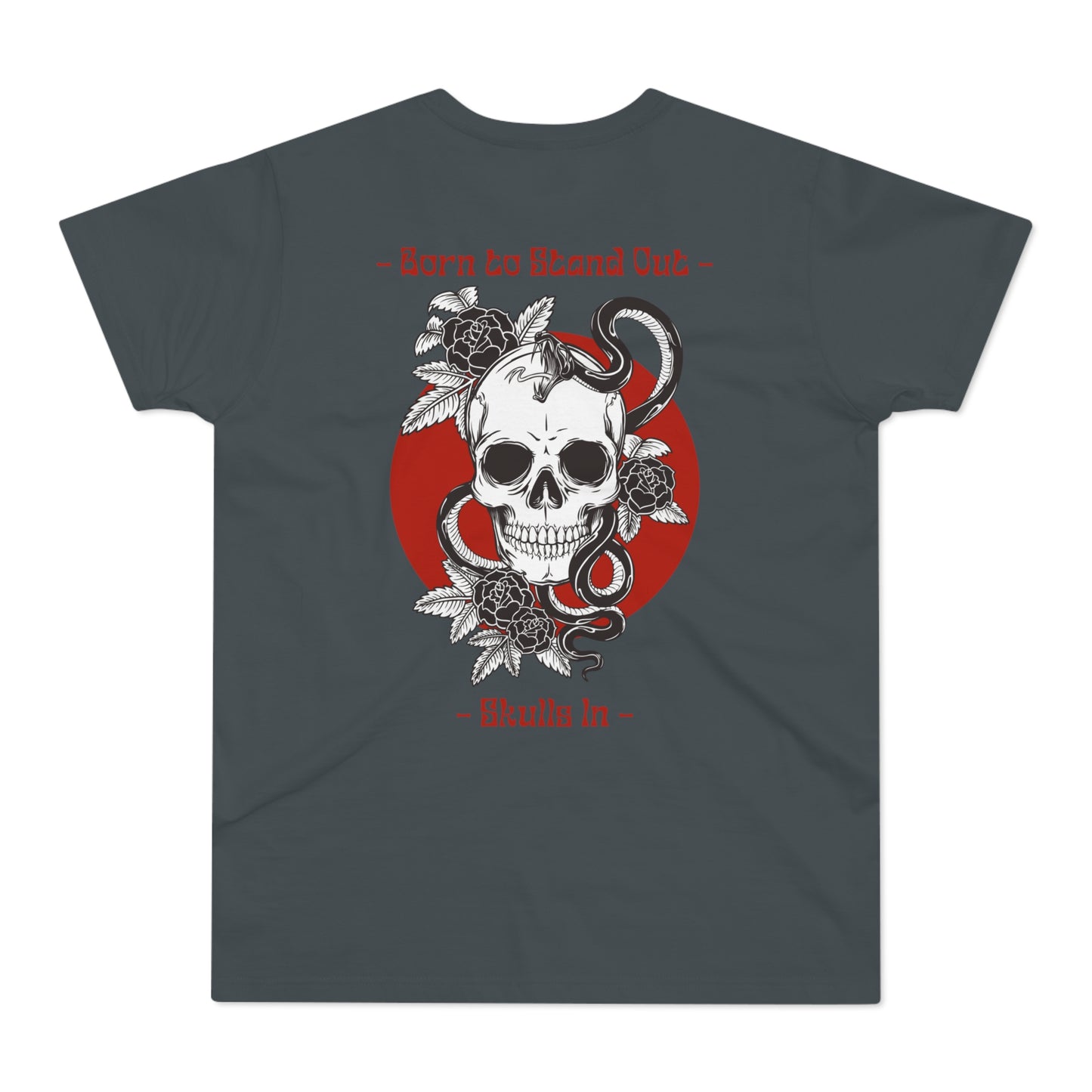 Skulls & Snakes Graphic Tee - 'The Catch' Design for Bold Men