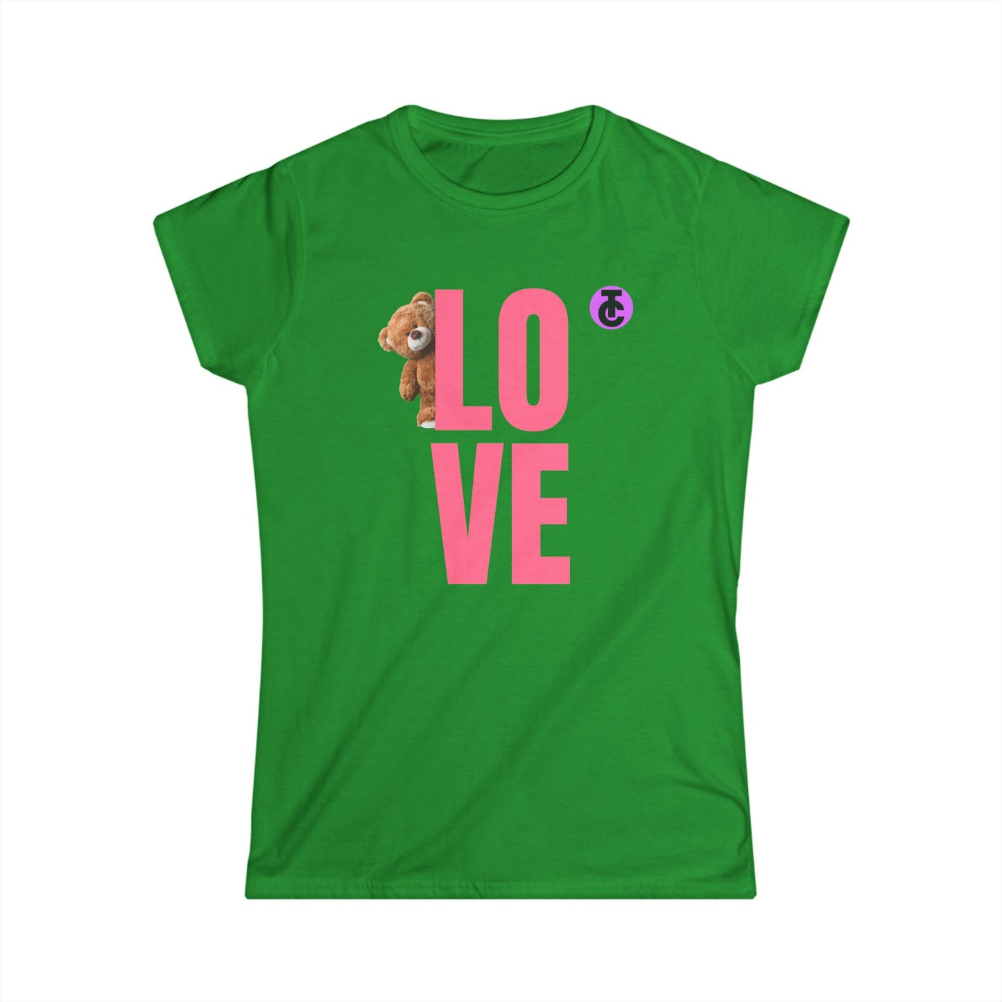 Women's Love Bear Tee - Cute Gift for Her, Casual Style, Birthday Shirt, Friendship Day, Cozy Wardrobe Essential - THE CATCH