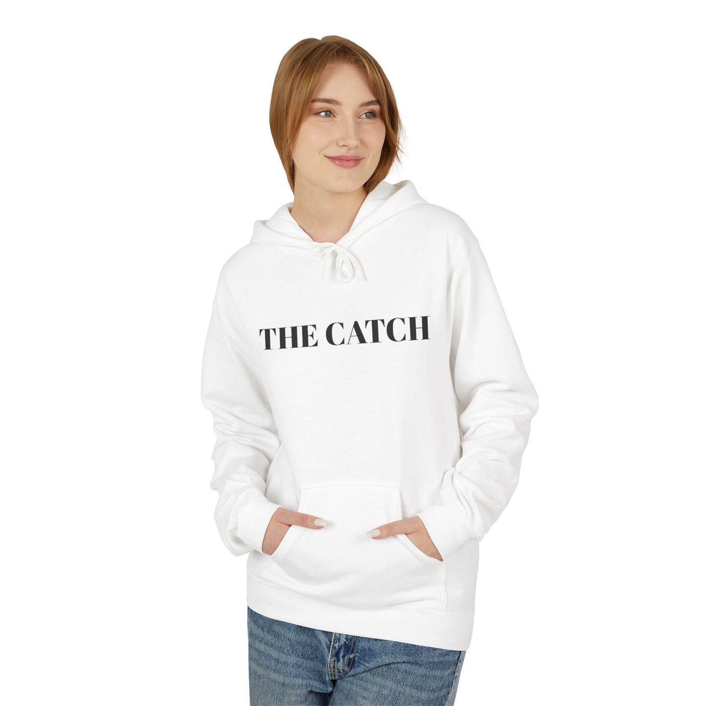 Softstyle Fleece Hoodie - 'THE CATCH' & 'GORGEOUS' Design - THE CATCH