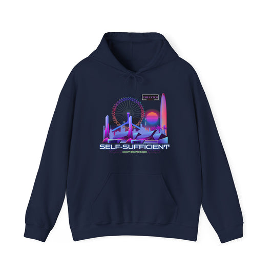 Retro Vibes Hooded Sweatshirt - Comfortable Streetwear, Perfect for Gifts, Relaxed Style, Fashion, Casual Wear - THE CATCH