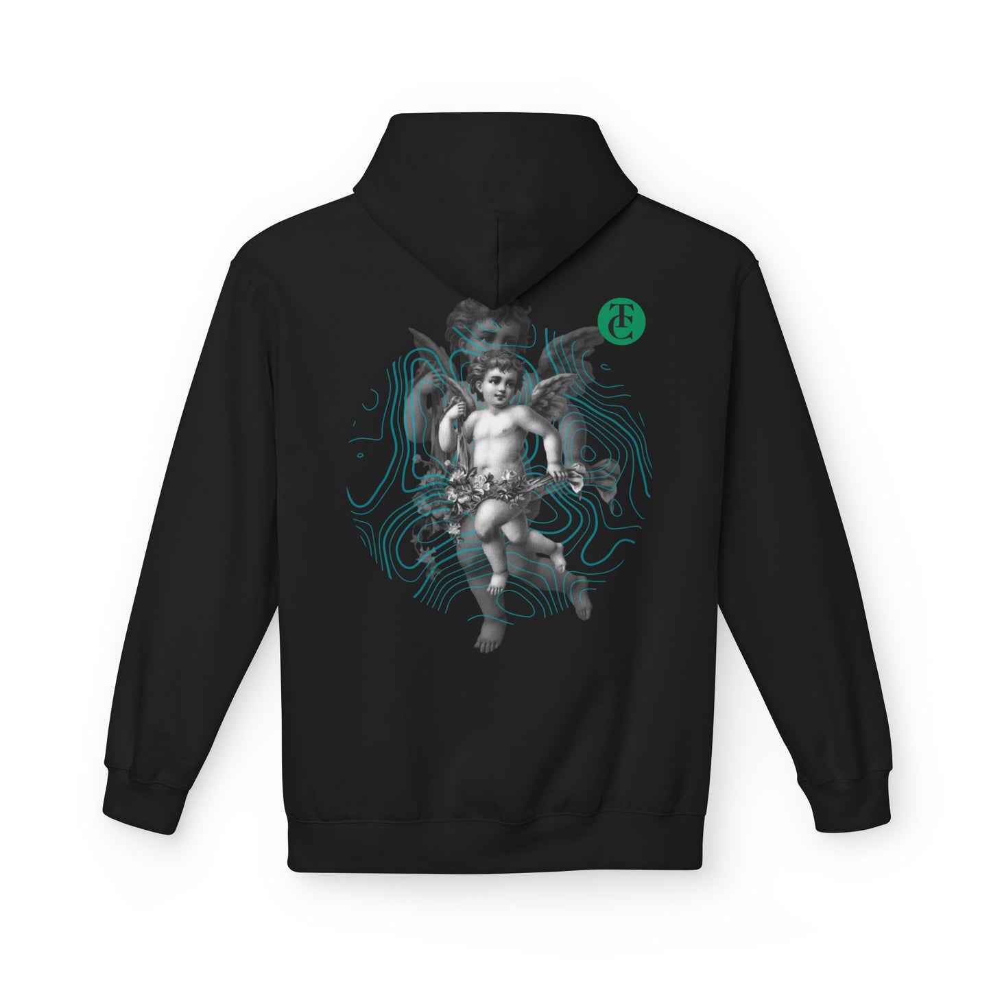 Fleece Hoodie with Cupid Design - Softstyle, Comfortable, Perfect for Casual Wear - THE CATCH