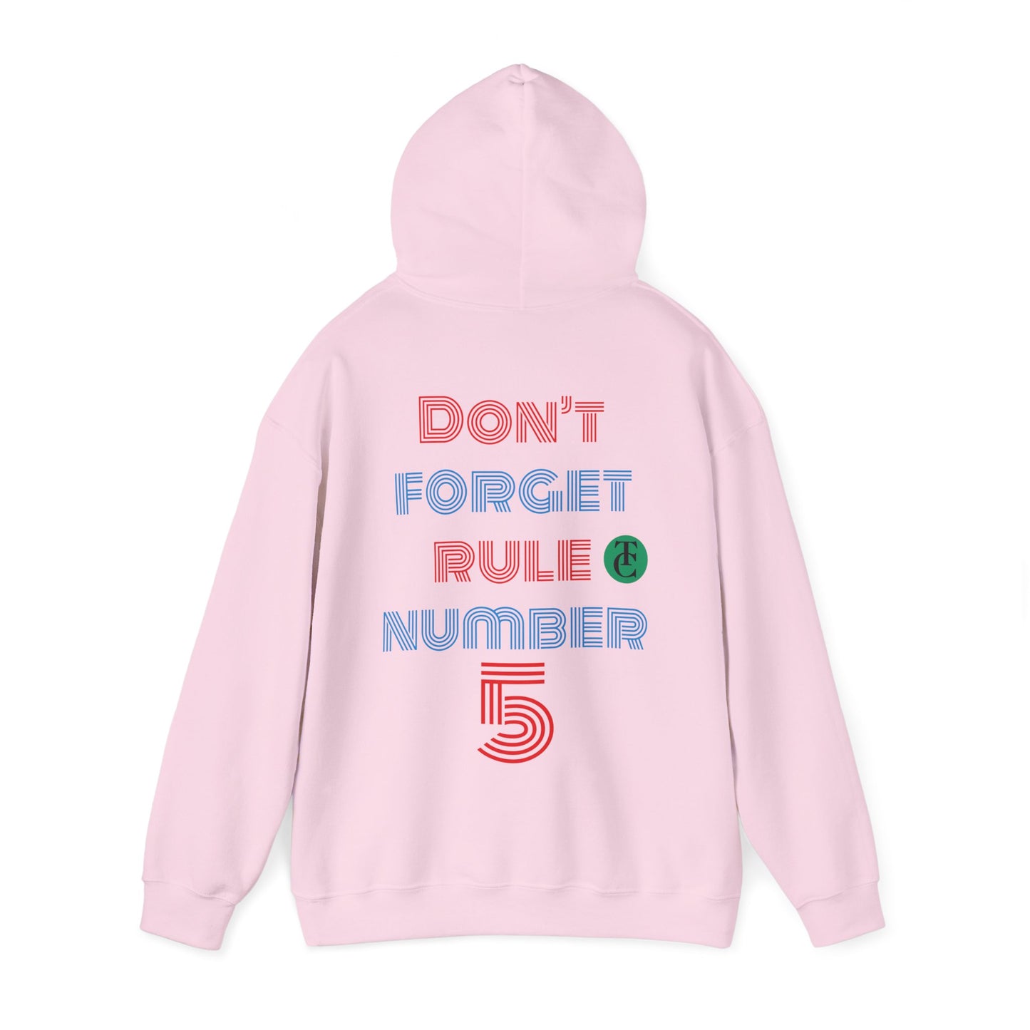 Stylish Reminder Hoodie - Perfect Gift for Friends, Casual Wear, Rule Number 5, Cozy Sweatshirt, Laid-back Fashion