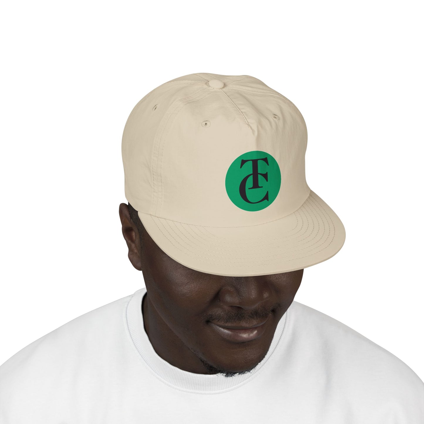 Surf Cap - Coastal Vibes Flat Cap, Beachwear, Summer Accessories, Gift for Surfers, Holiday Headwear