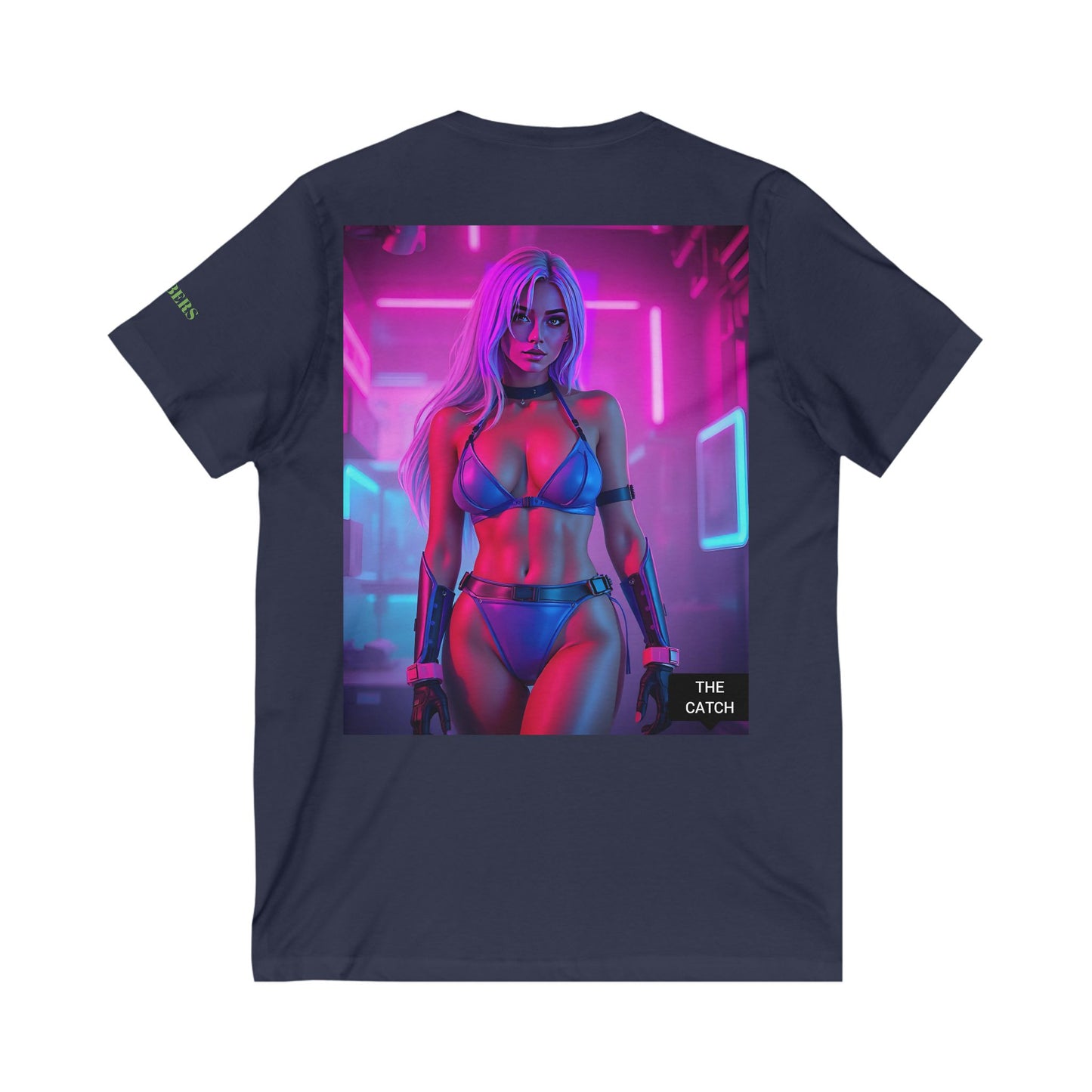 Unisex Jersey Short Sleeve V-Neck Tee - THE CATCH