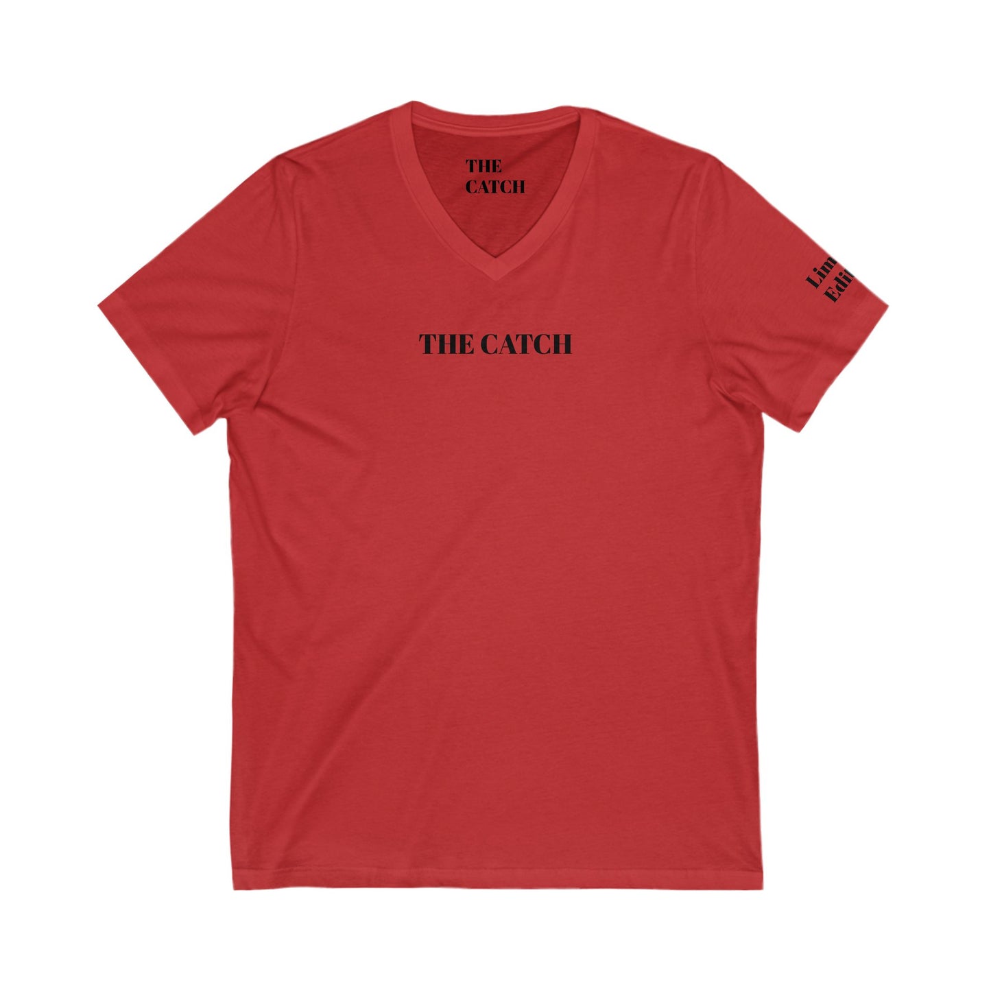 Unisex Jersey Short Sleeve V-Neck Tee - THE CATCH