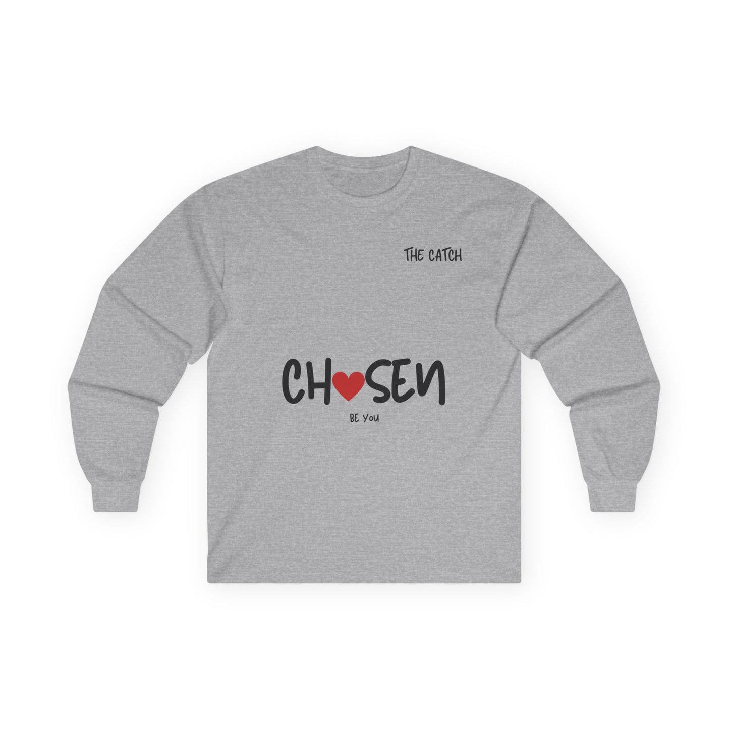 Women's Long Sleeve Tee - Chosen Heart Design - THE CATCH
