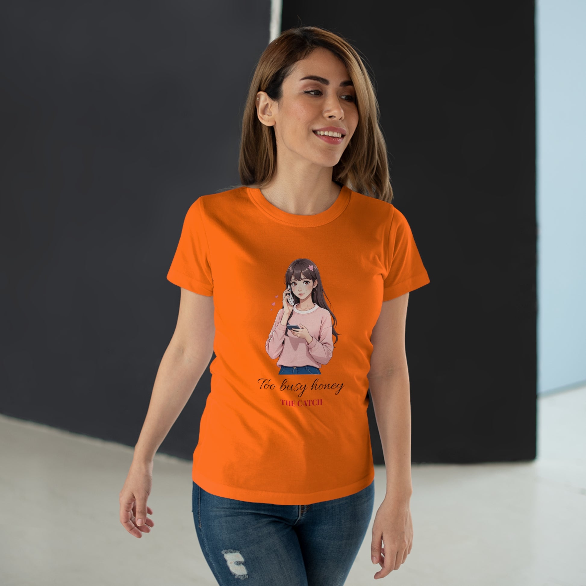 Too Busy Honey Graphic T-Shirt for Women - Cute Casual Top - THE CATCH