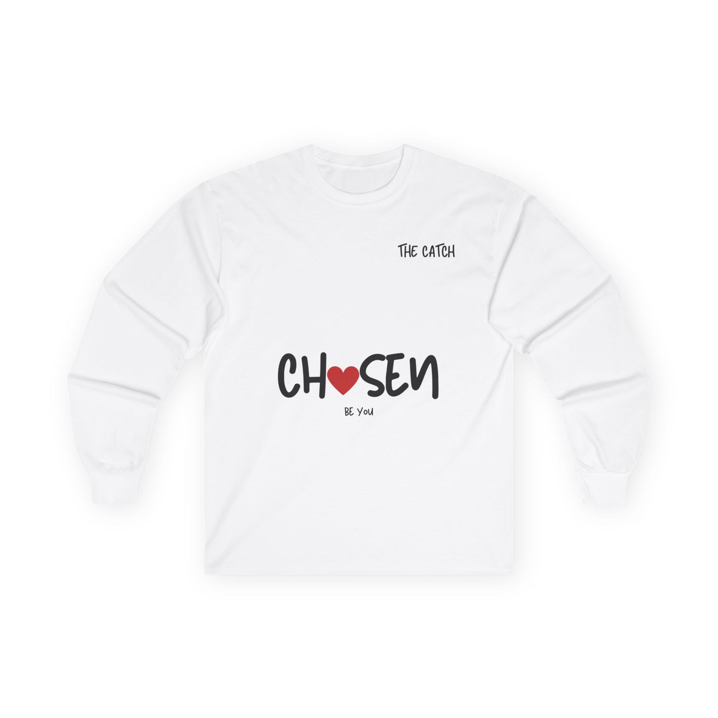Women's Long Sleeve Tee - Chosen Heart Design - THE CATCH