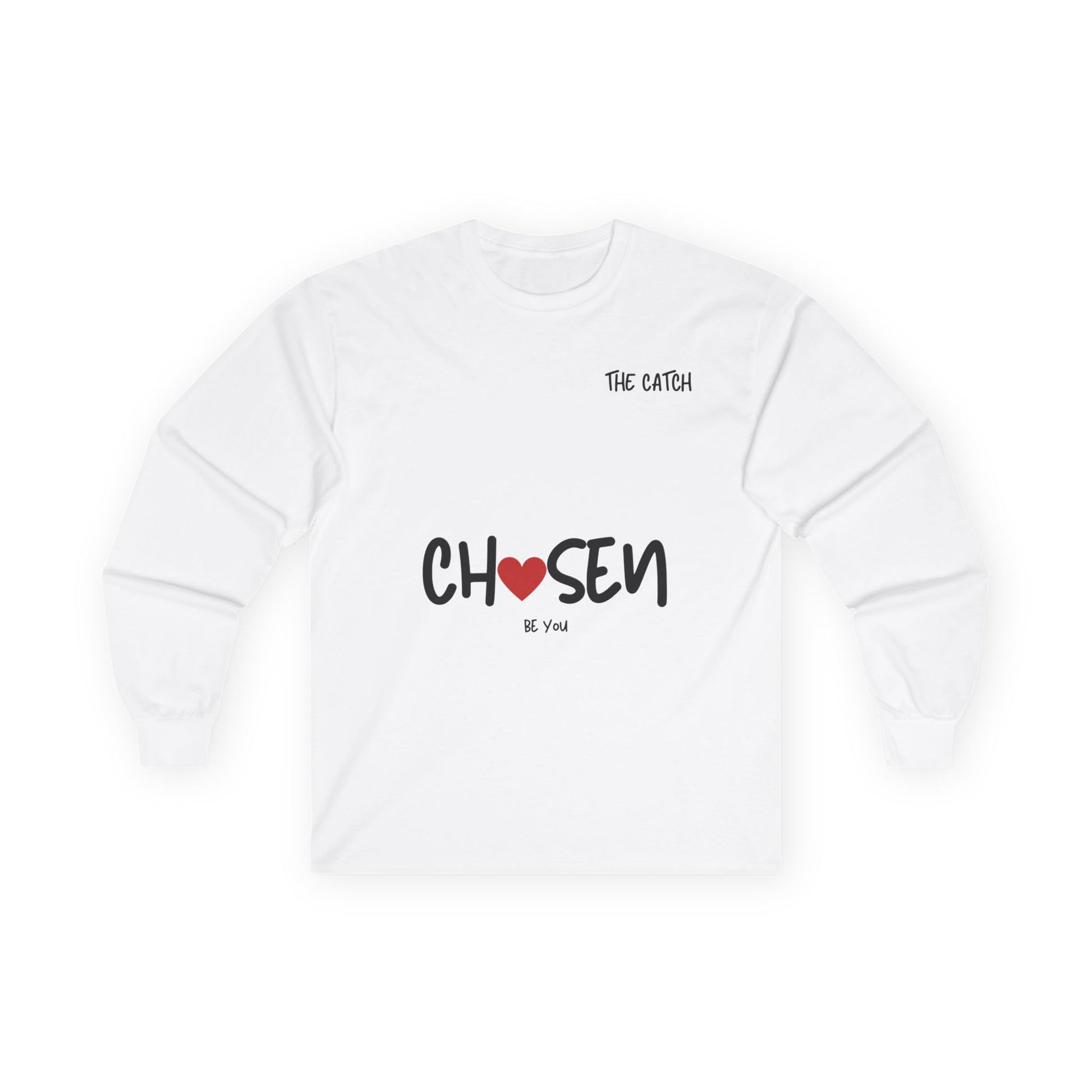Women's Long Sleeve Tee - Chosen Heart Design - THE CATCH