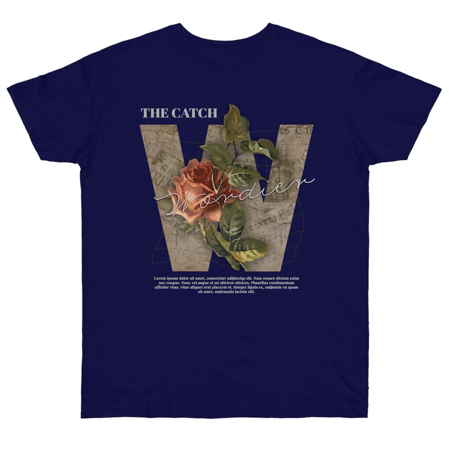 Wonder Floral Single Jersey T-Shirt - Vintage Aesthetic - THE CATCH