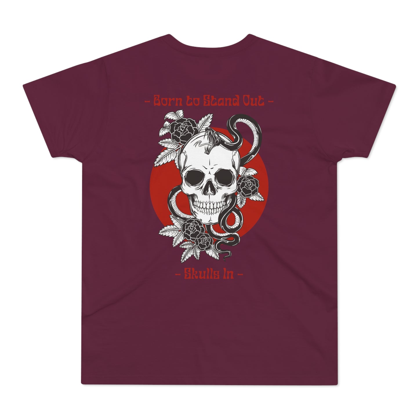 Skulls & Snakes Graphic Tee - 'The Catch' Design for Bold Men