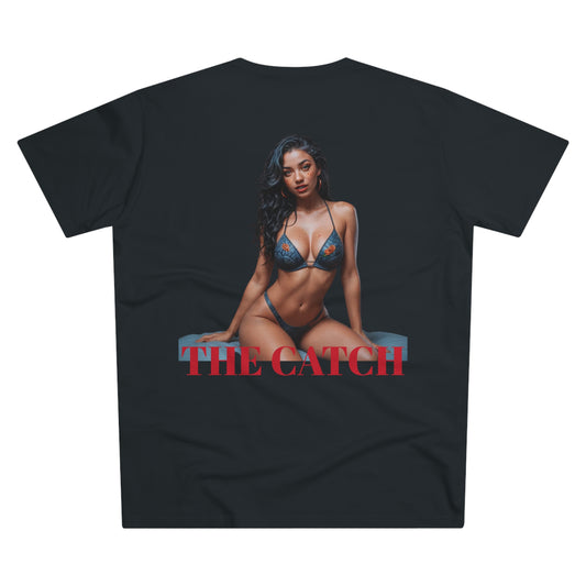 Men's Modern-Fit Tee - Stylish Casual Tee with "THE CATCH" Design