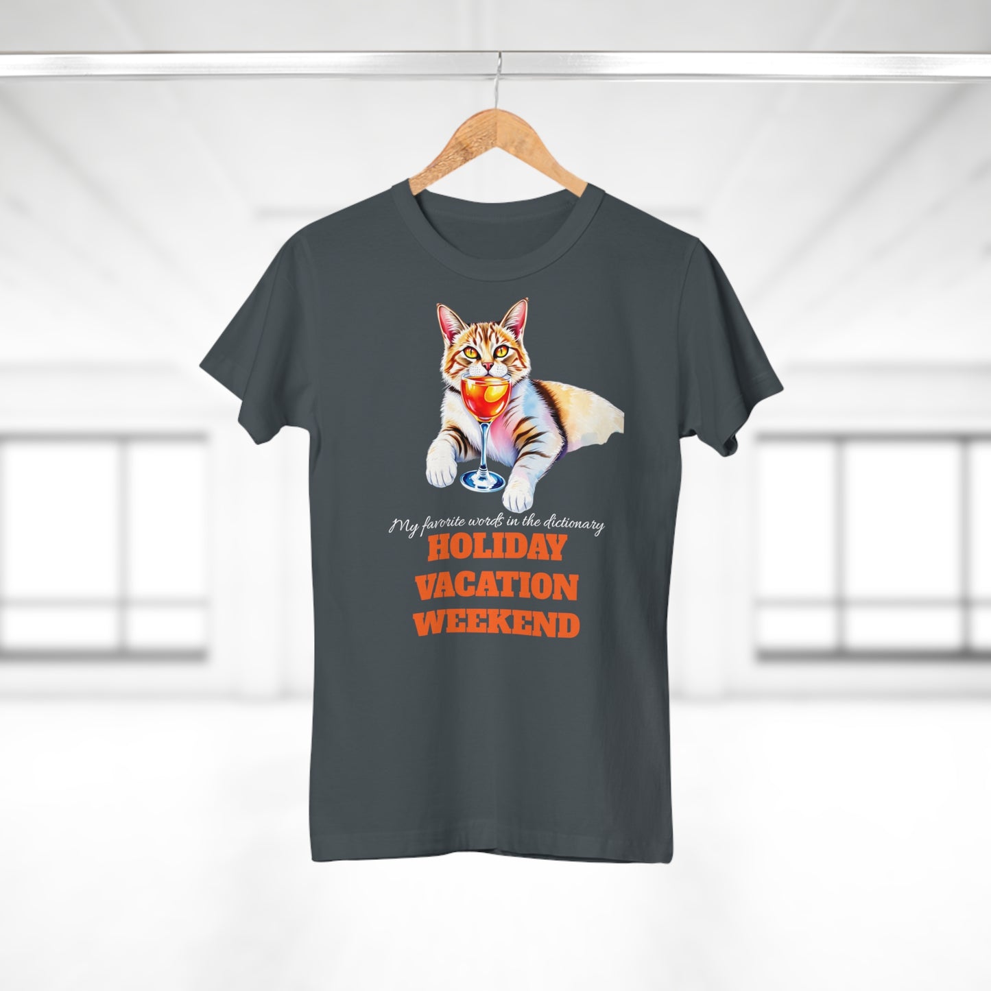 Cat Lover's Holiday Vacation T-Shirt