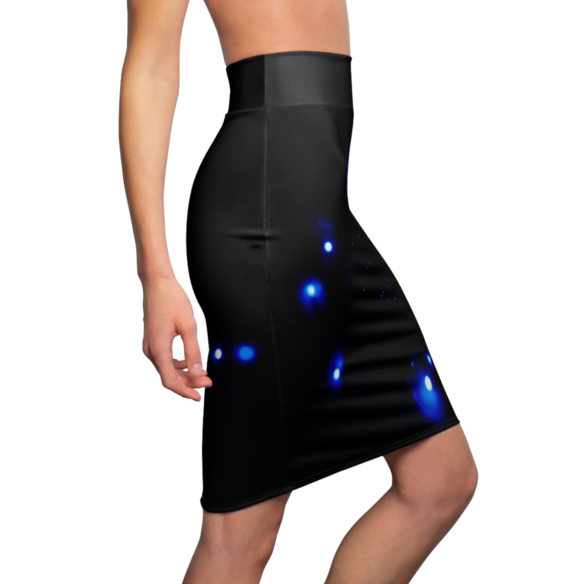 Starry Night Women's Pencil Skirt | AOP Pencil Skirt for Evening Wear, Party Outfit, Casual Luxe, Risque Fashion - THE CATCH