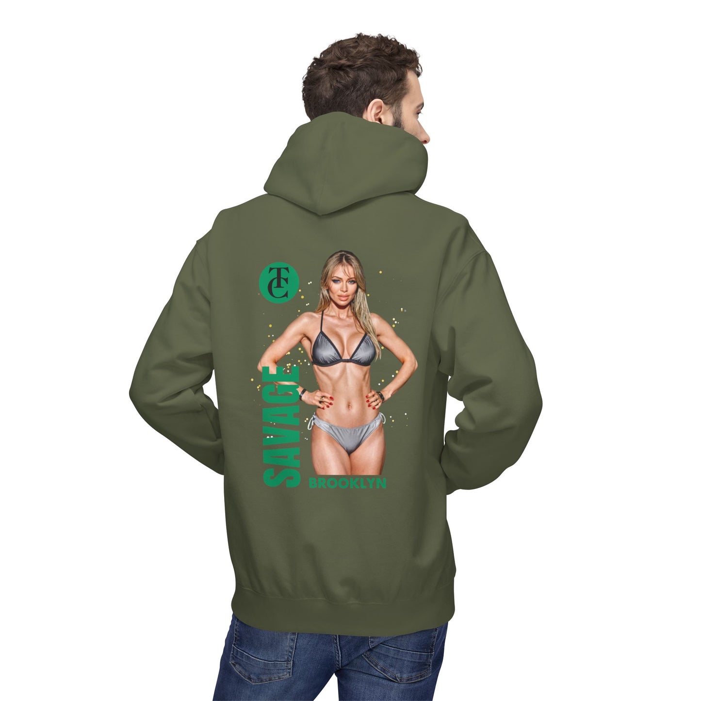 Savage Brooklyn Midweight Fleece Hoodie - Casual Streetwear Fashion