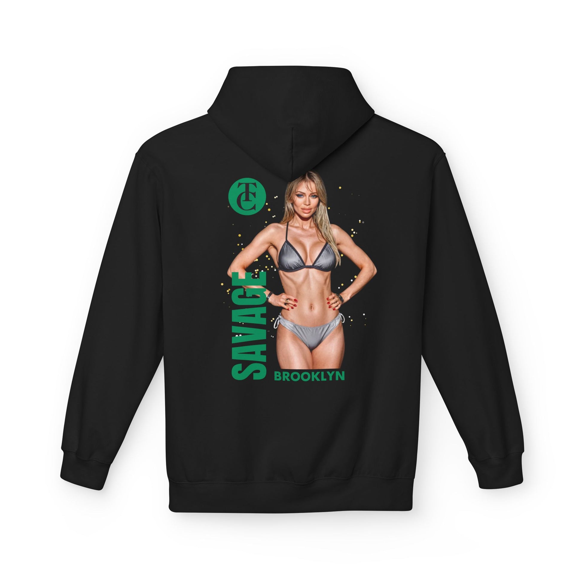 Savage Brooklyn Midweight Fleece Hoodie - Casual Streetwear Fashion - THE CATCH