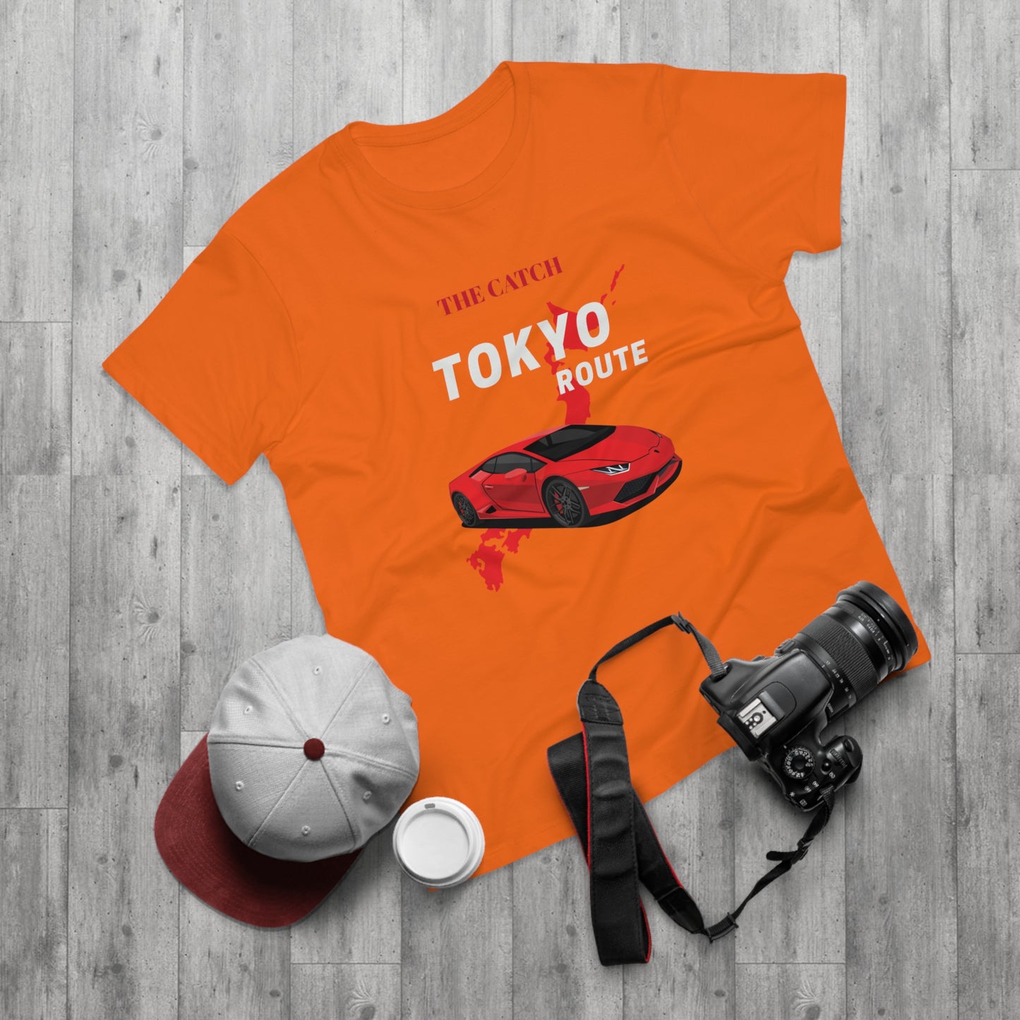 Tokyo Route Men's T-Shirt - Stylish Auto Enthusiast Tee