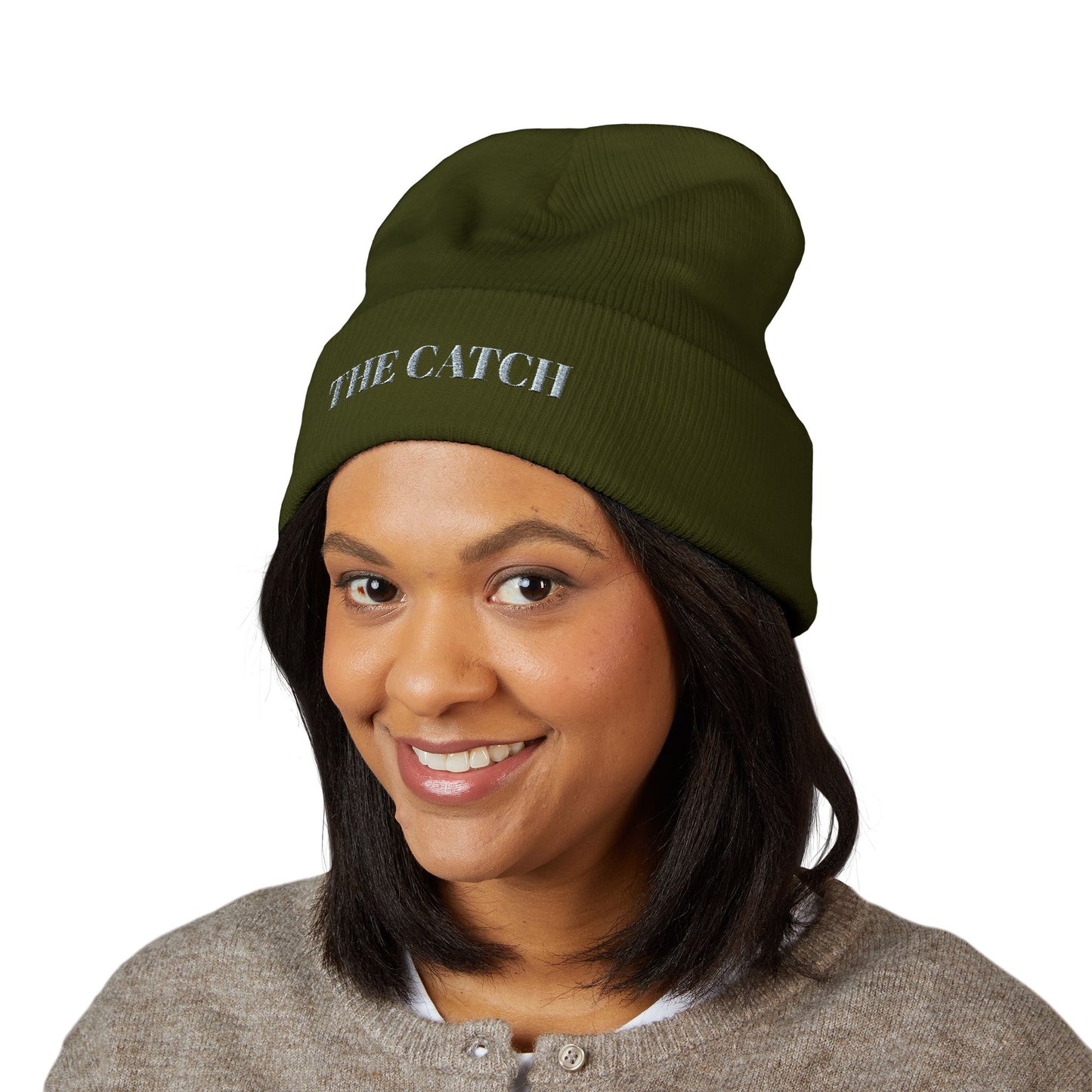 Classic Cuffed Beanie with The Catch Embroidery, Cozy Fashion Accessories, Warm Winter Hat, Stylish Gift for Him and Her, Perfect for [...] - THE CATCH