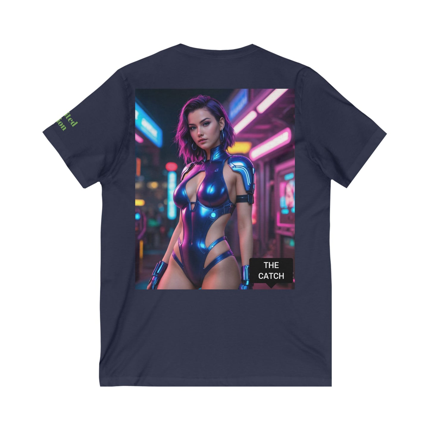 Unisex Jersey Short Sleeve V-Neck Tee - THE CATCH