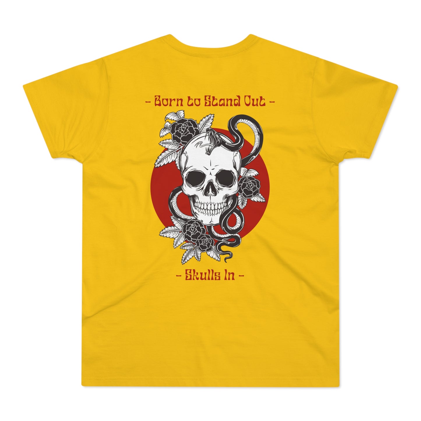 Skulls & Snakes Graphic Tee - 'The Catch' Design for Bold Men