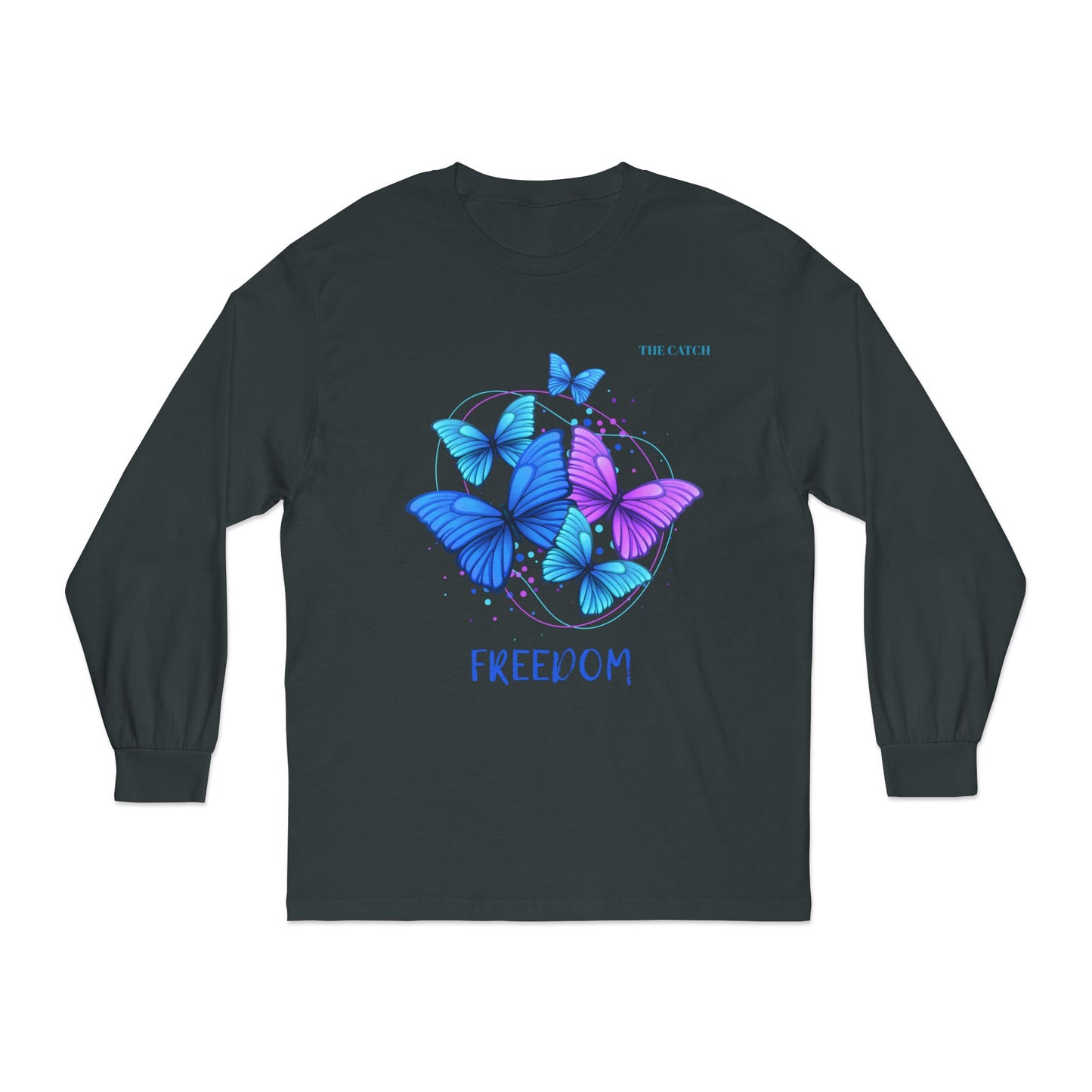 Butterfly Freedom Long Sleeve T-Shirt for All Occasions - THE CATCH