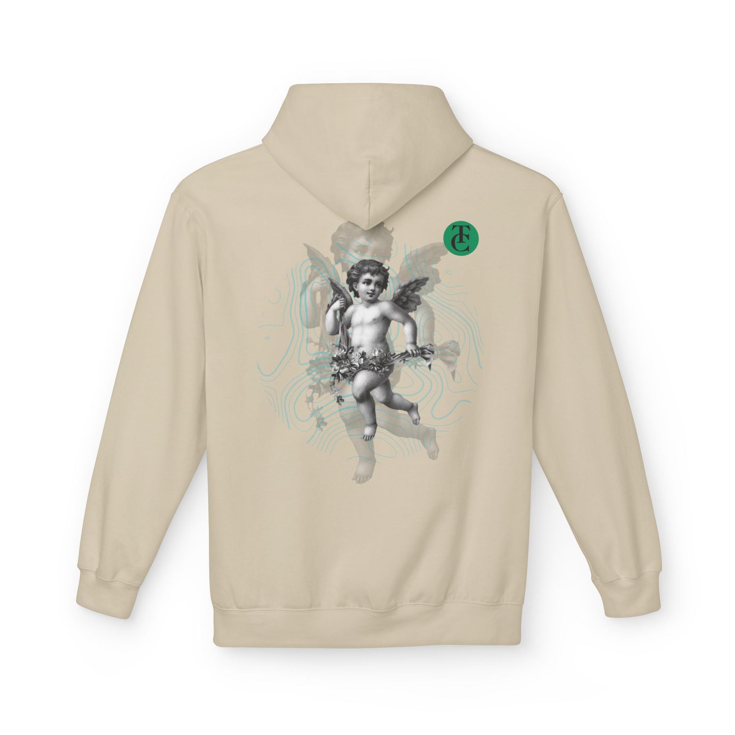 Fleece Hoodie with Cupid Design - Softstyle, Comfortable, Perfect for Casual Wear - THE CATCH