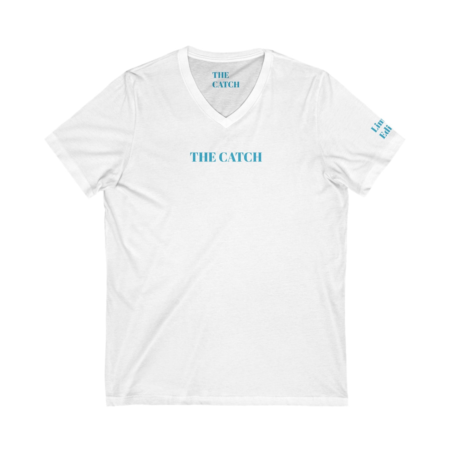Unisex Jersey Short Sleeve V-Neck Tee - THE CATCH