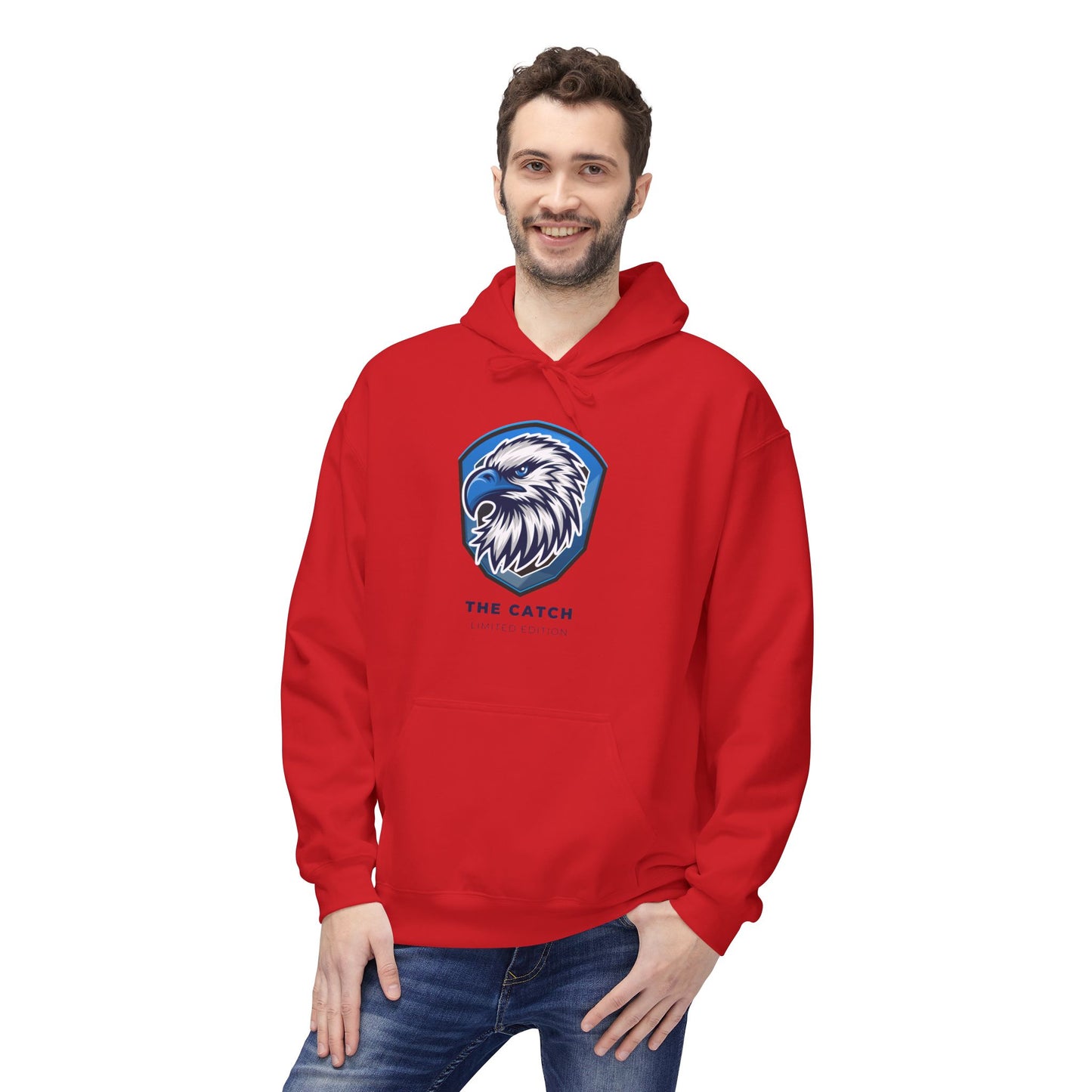 Eagle Graphic Fleece Hoodie - Warm, Stylish, Perfect for Outdoors, Gifts for Nature Lovers, Adventure Apparels, Casual Wear