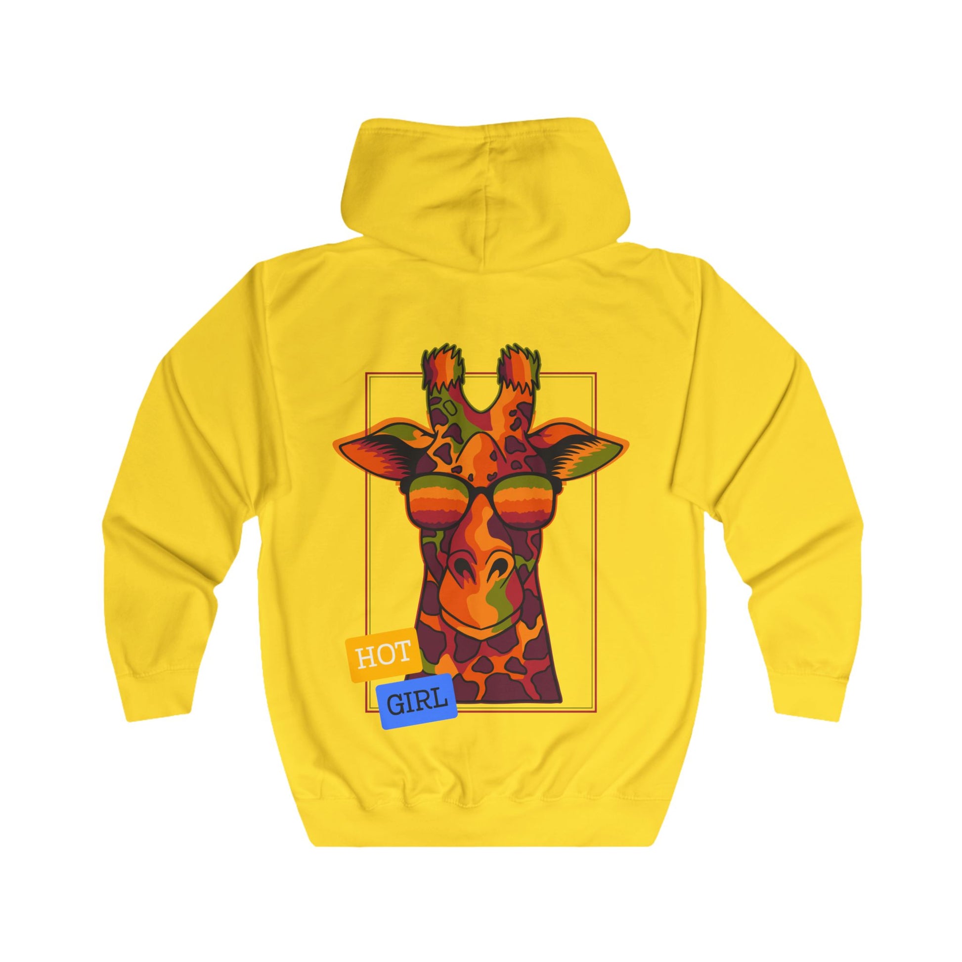 Women's Full Zip Hoodie - 'The Catch' Giraffe Design - THE CATCH