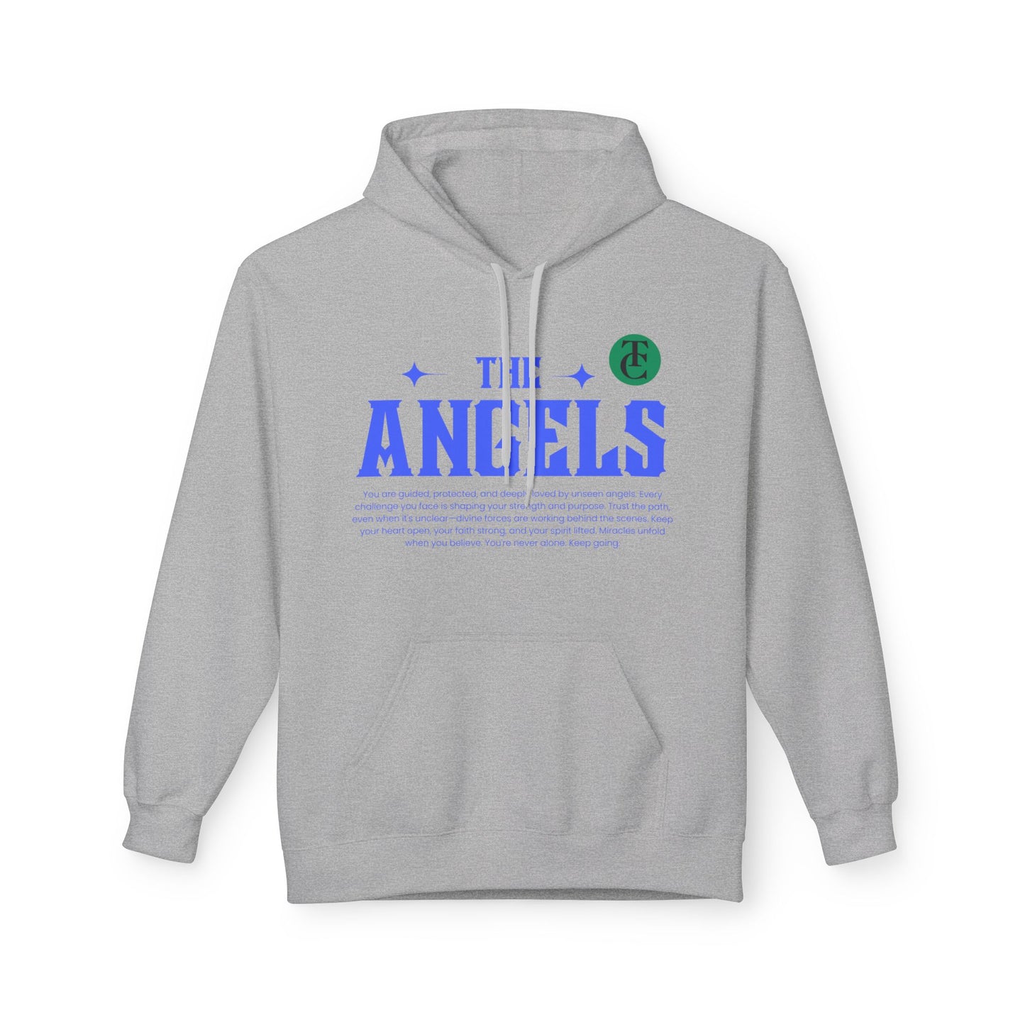 Angels Graphic Hoodie -Midweight Softstyle Fleece for Casual Comfort - THE CATCH